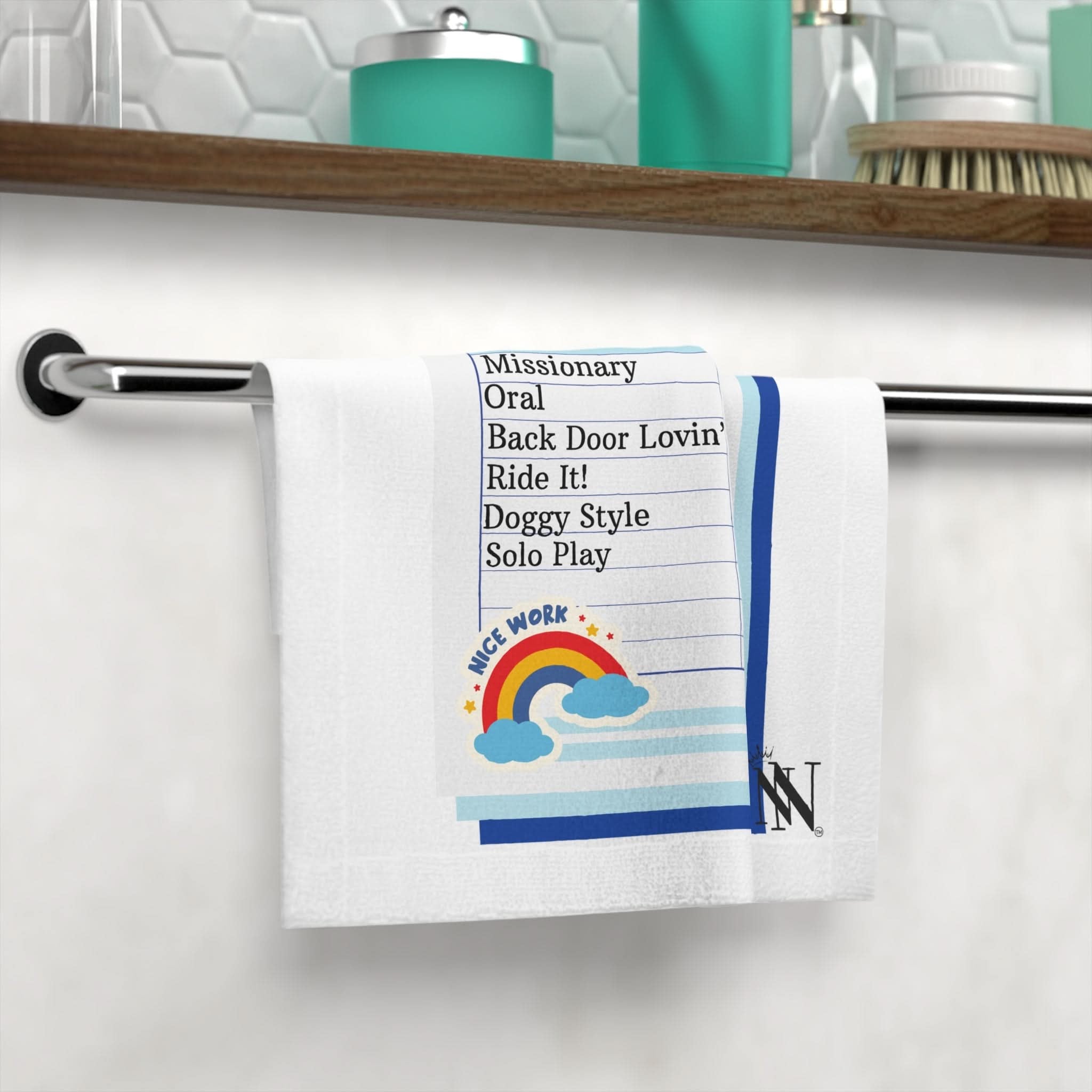 Naughty Report Card | Mix & Match Lils’ Fun-Flirty Lovers’ Towels