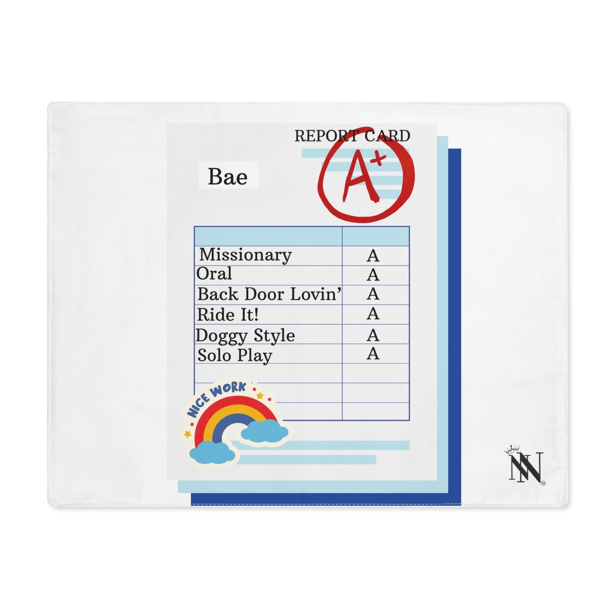 Naughty Report Card | Mix & Match Playful Fun-Flirty Lovers’ Toy Mats