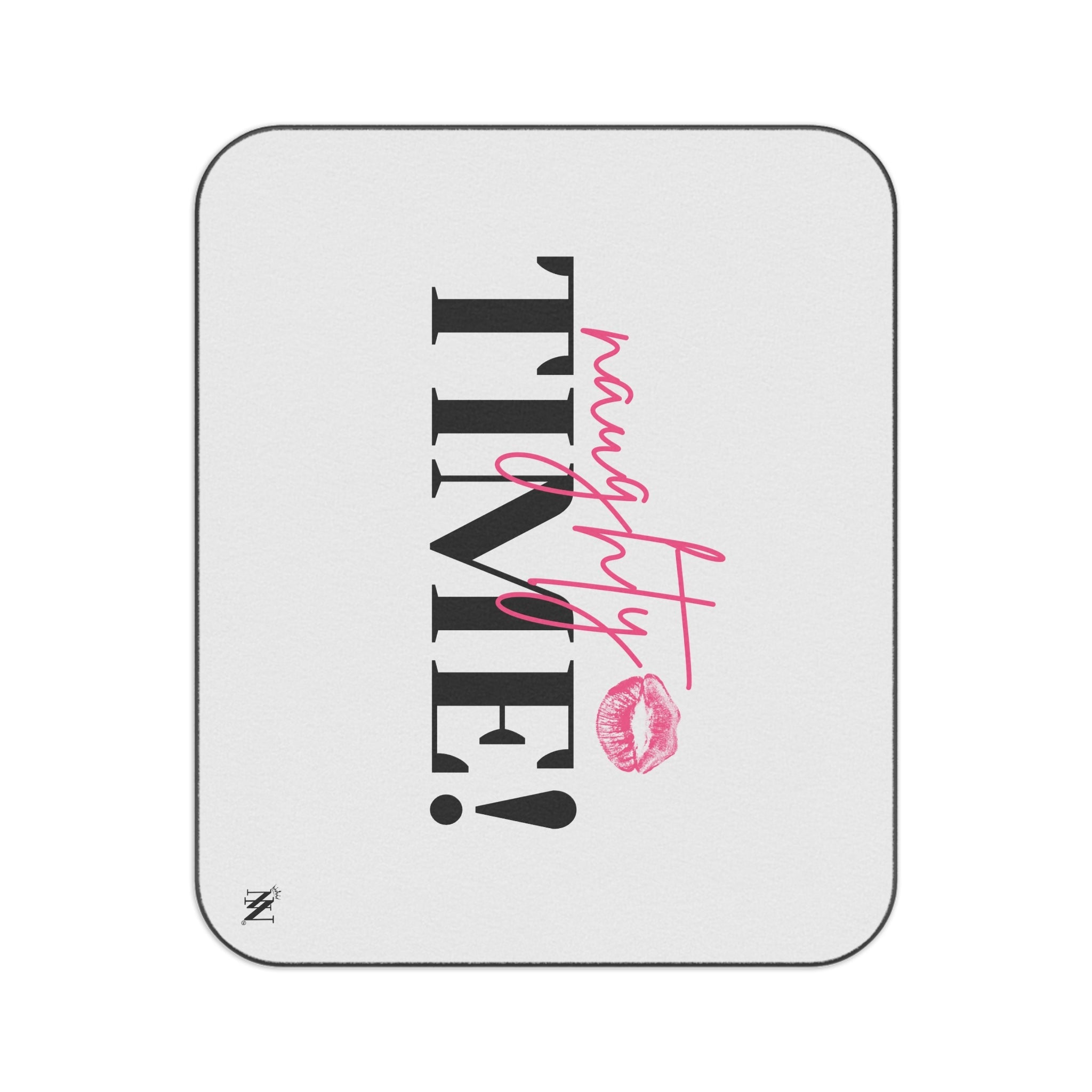 Naughty Time! With a Kiss | Mix Match Fun-Flirty Lovers’ Water-Resistant Blankets
