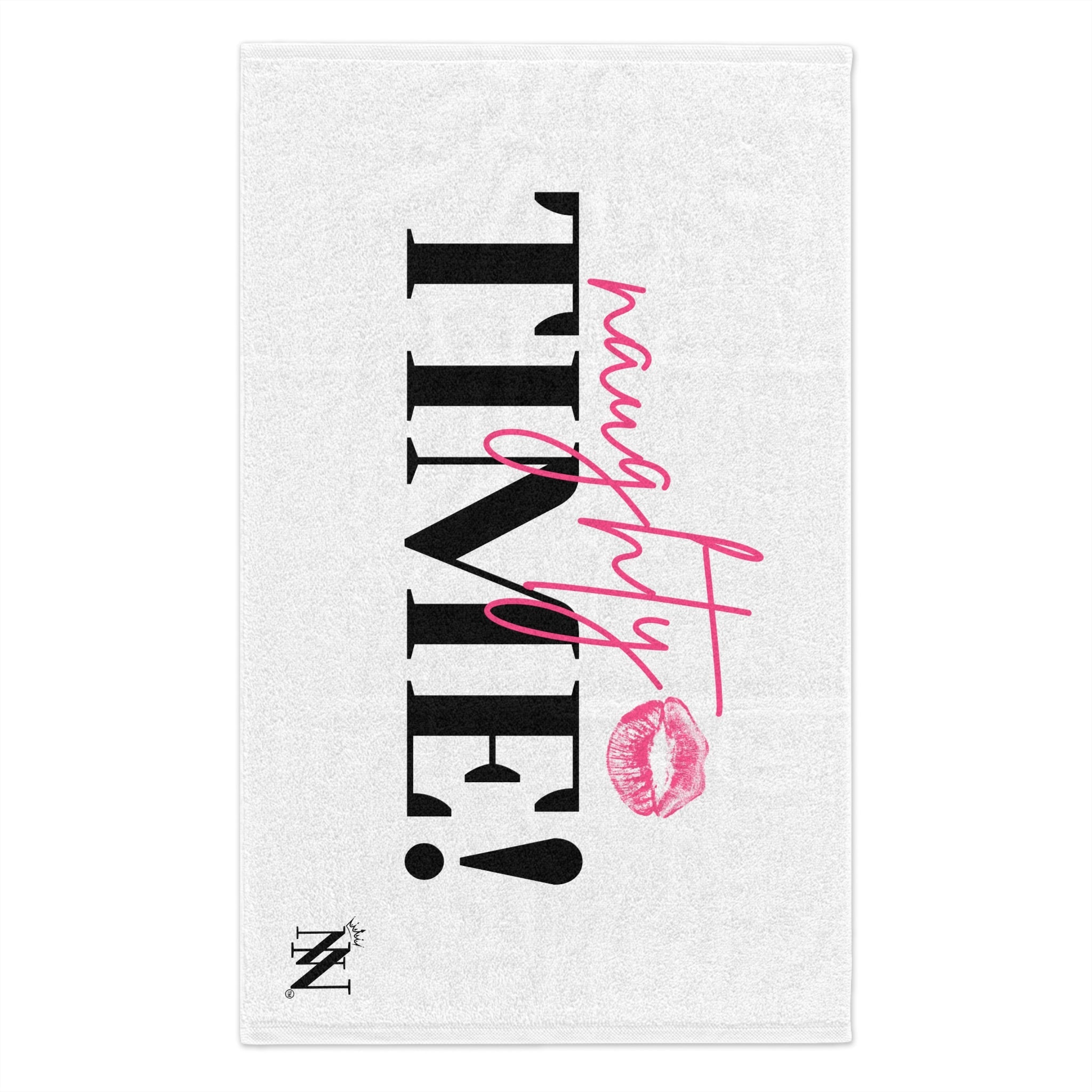 Naughty Time! With a Kiss | Mix & Match Soft Fun-Flirty Lovers’ Towels