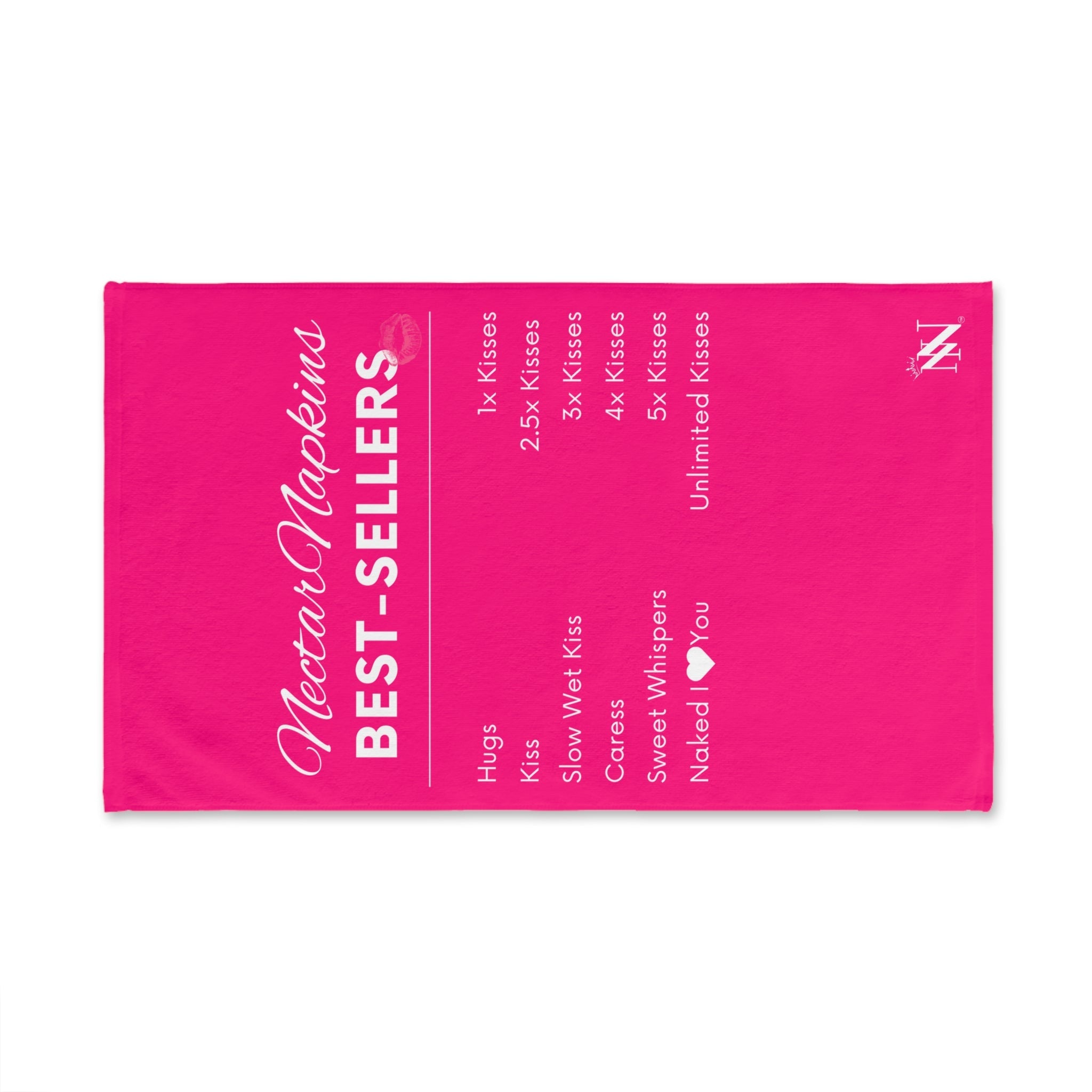 Nectar Napkins Best Sellers Signature Pink | Mix & Match Original Fun-Flirty Lovers’ Towels