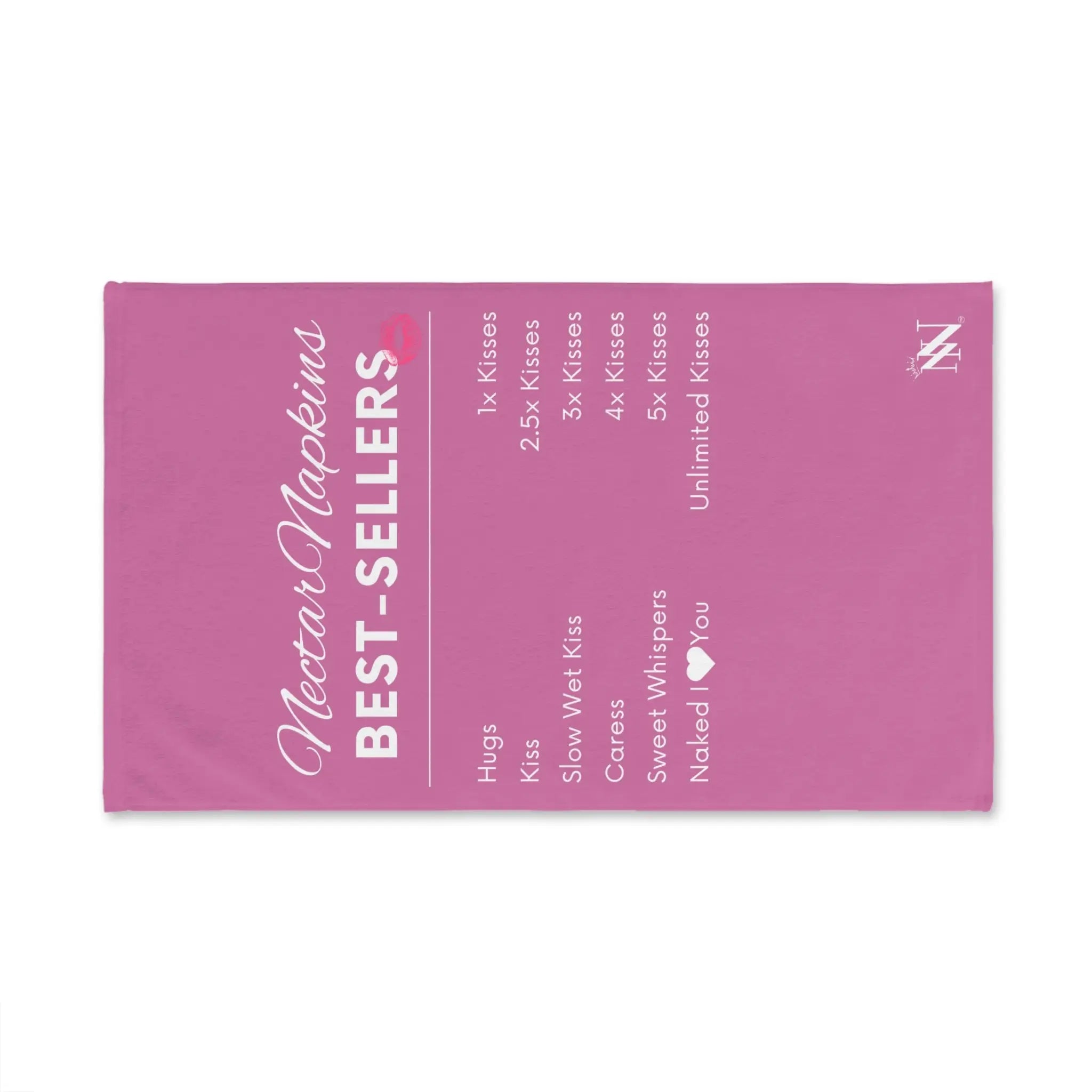 Nectar Napkins Best Sellers Soft Pink | Mix & Match Original Fun-Flirty Lovers’ Towels