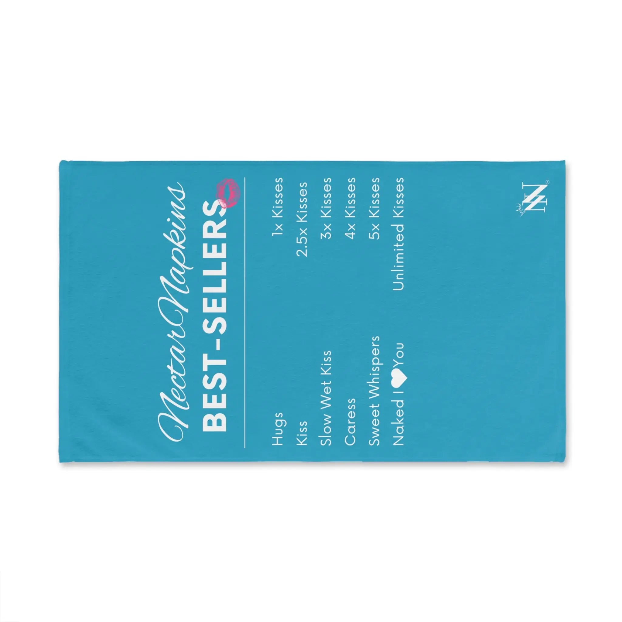 Nectar Napkins Best Sellers Turquoise | Mix & Match Original Fun-Flirty Lovers’ Towels