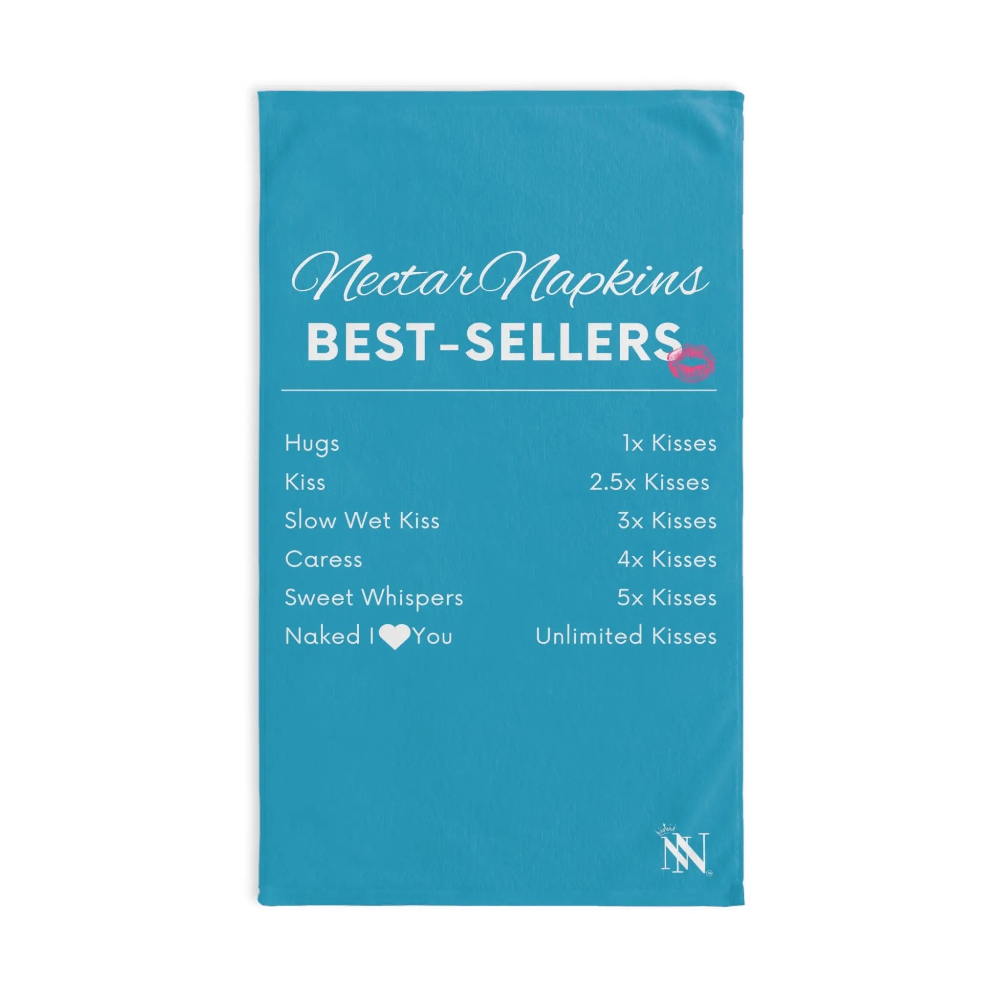 Nectar Napkins Best Sellers Turquoise | Mix & Match Original Fun-Flirty Lovers’ Towels