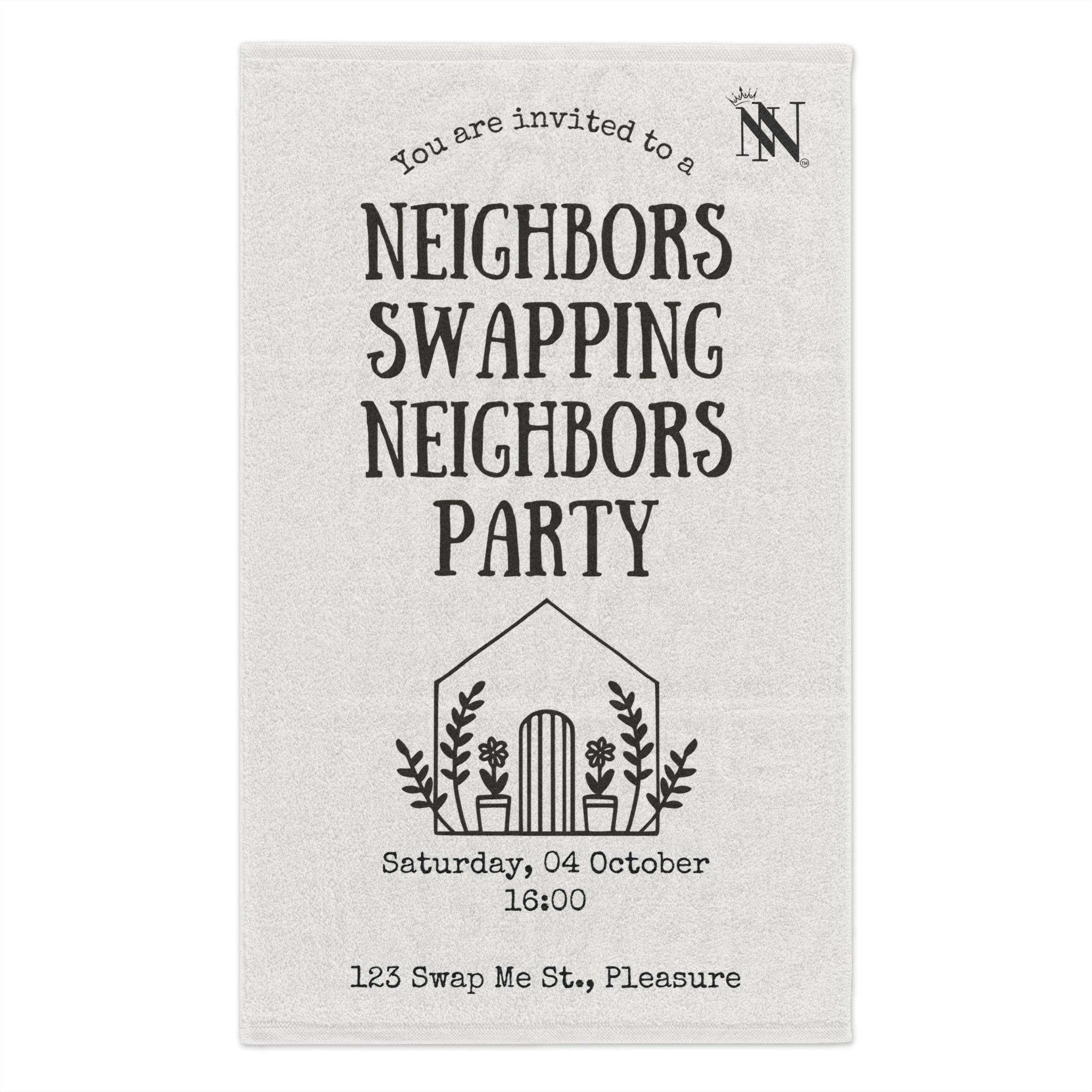 Neighbors Swapping Neighbors | Mix & Match Soft Fun-Flirty Lovers’ Towels