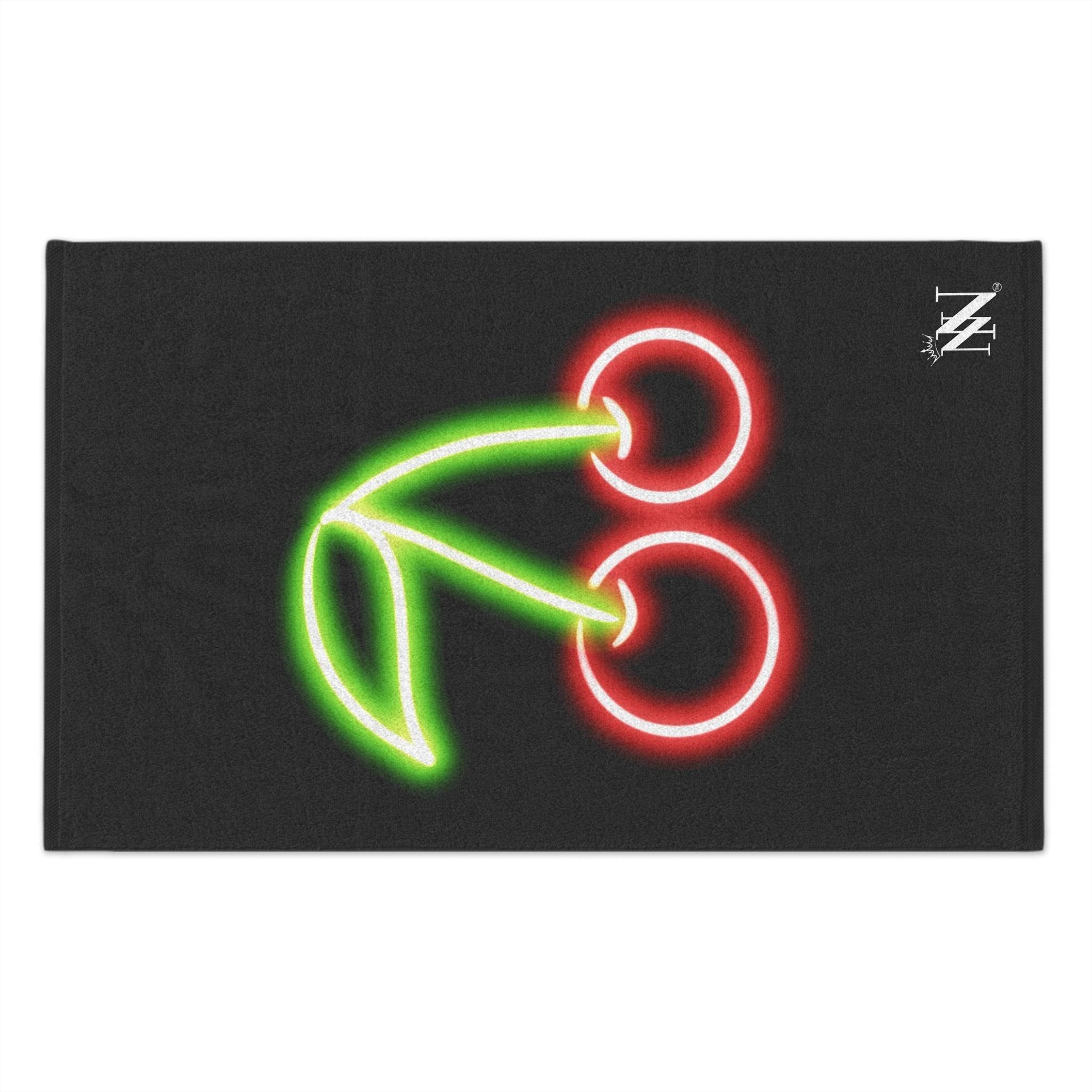 Neon Cherries | Mix & Match Soft Fun-Flirty Lovers’ Towels