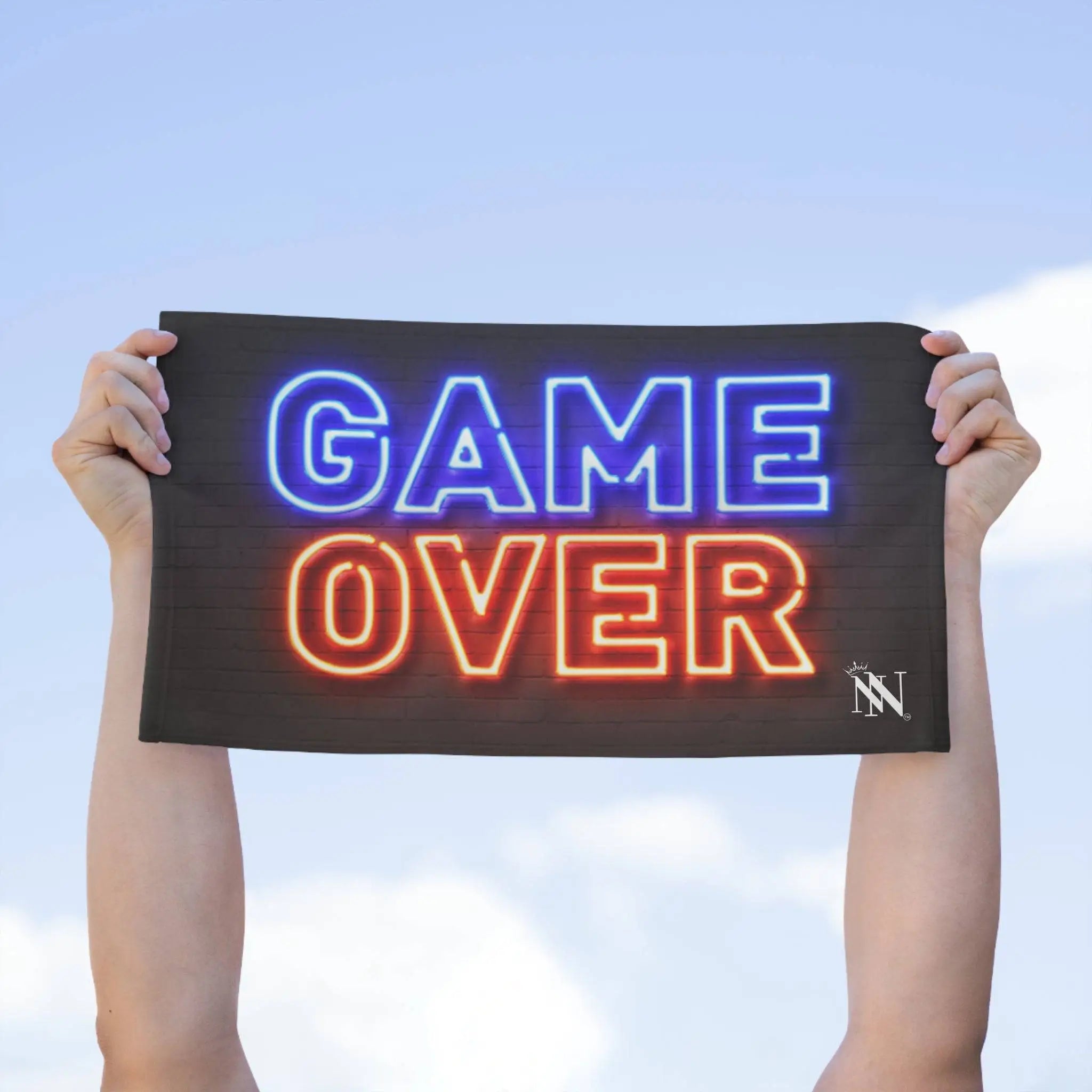 Neon Game Over | Mix & Match Soft Fun-Flirty Lovers’ Towels
