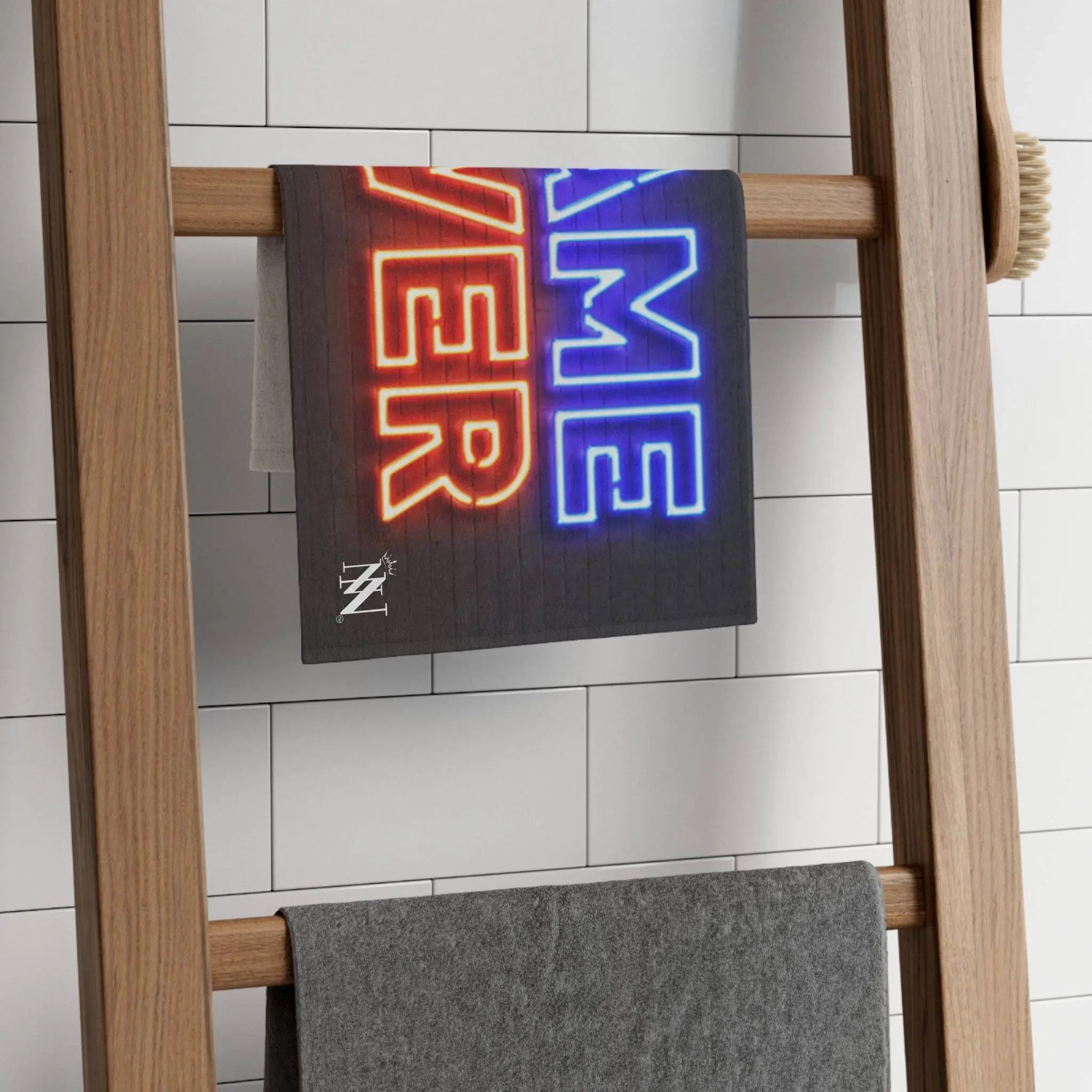 Neon Game Over | Mix & Match Soft Fun-Flirty Lovers’ Towels