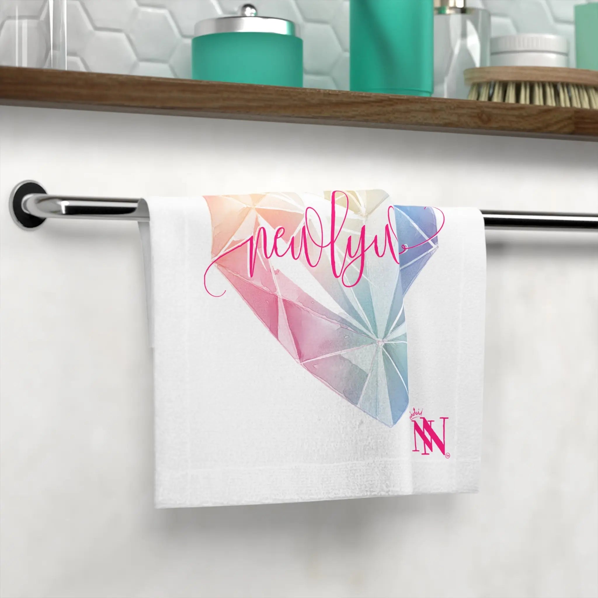 Newlyweds Diamond Heart | Mix & Match Lils’ Fun-Flirty Lovers’ Towels