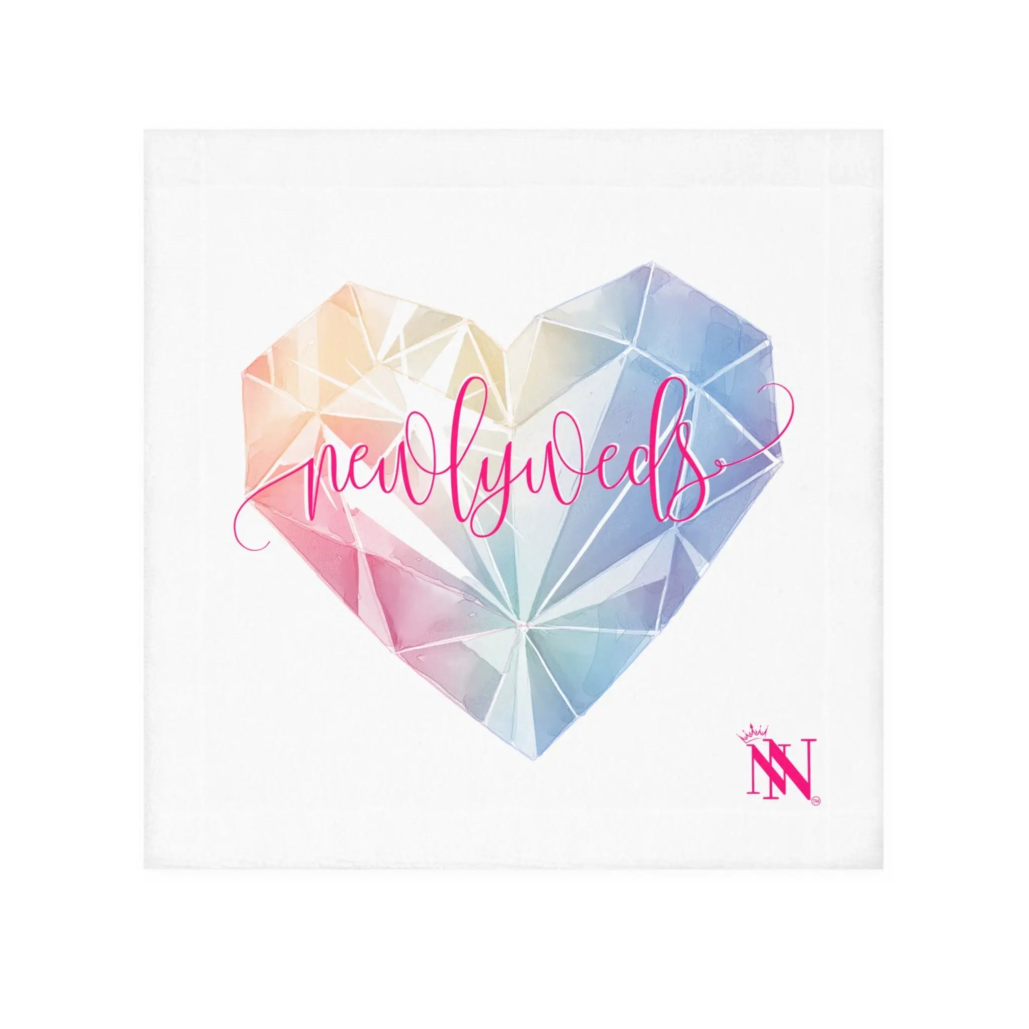 Newlyweds Diamond Heart | Mix & Match Lils’ Fun-Flirty Lovers’ Towels