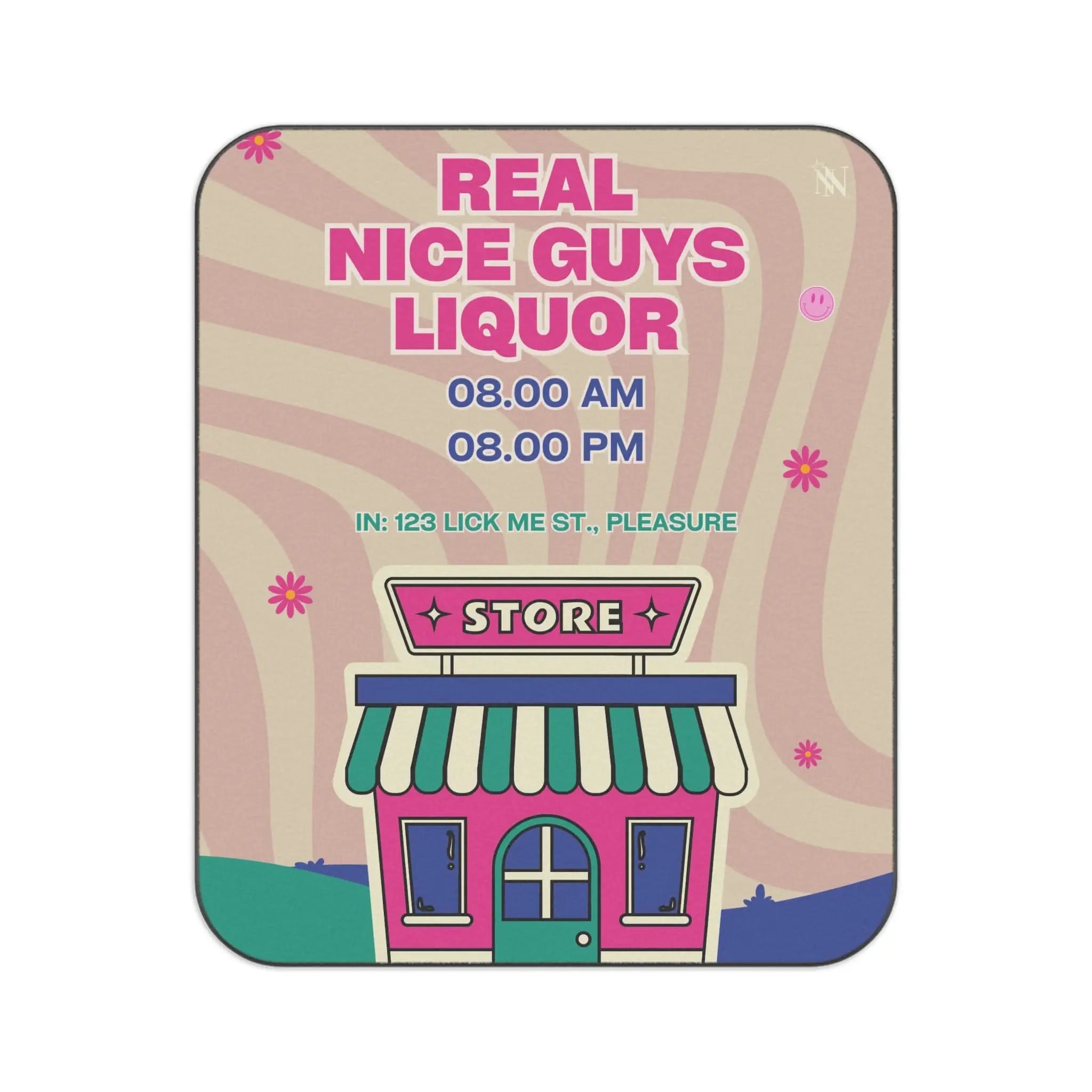 Nice Guys Liquor | Mix Match Fun-Flirty Lovers’ Water-Resistant Blankets