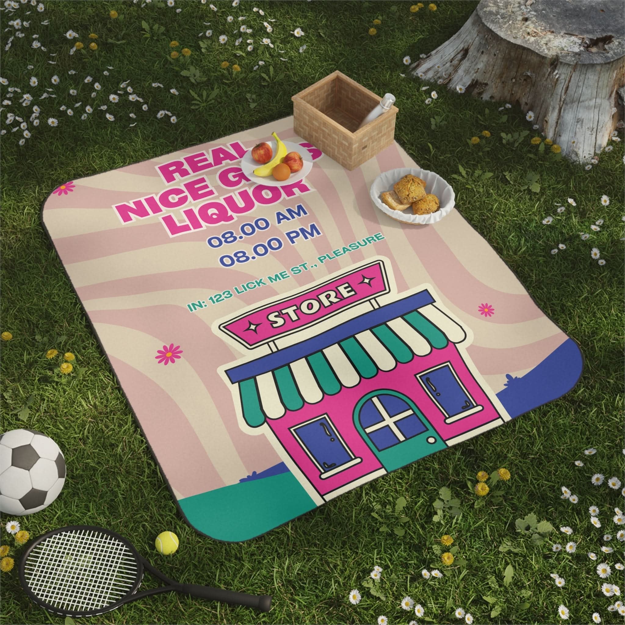 Nice Guys Liquor | Mix Match Fun-Flirty Lovers’ Water-Resistant Blankets