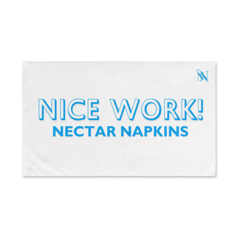 Nice Work Grey White | Mix & Match Original Fun-Flirty Lovers’ Towels