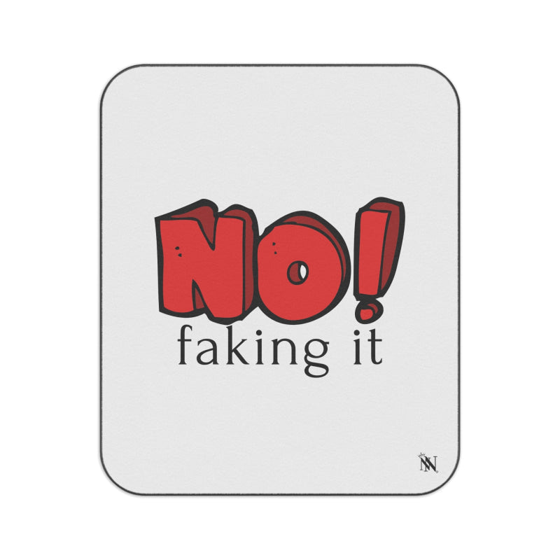 No! Faking It | Mix Match Fun-Flirty Lovers’ Water-Resistant Blankets