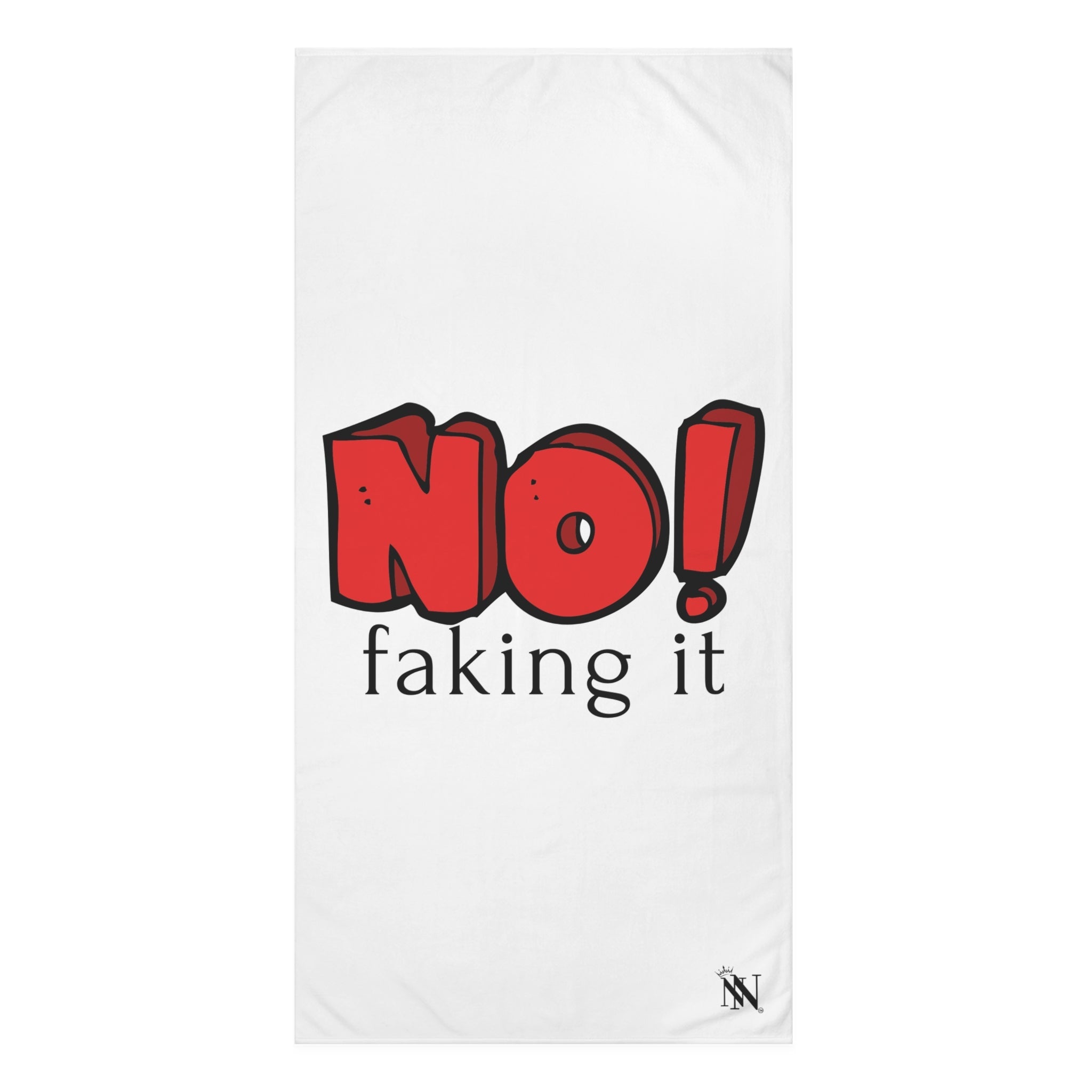 No! Faking It | Mix & Match XL Fun-Flirty Lovers’ Towels