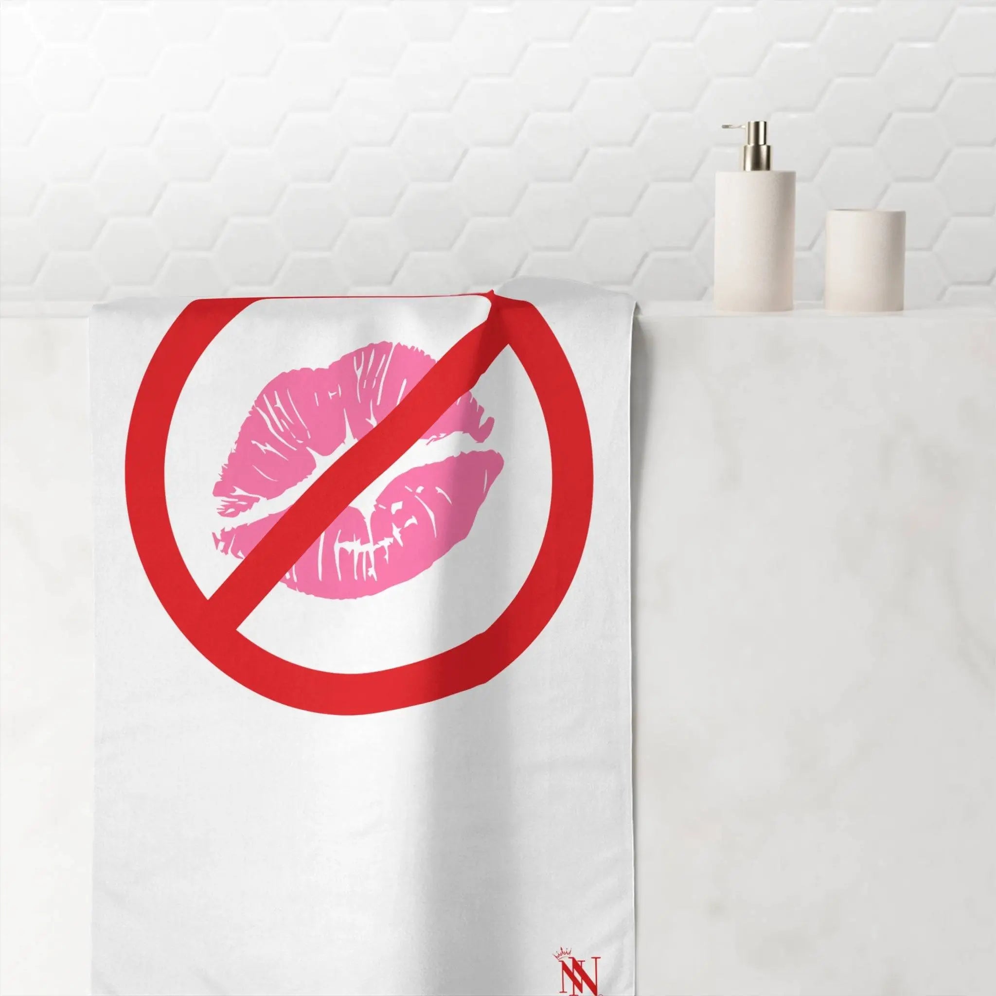 No Kissing Allowed | Mix & Match Naughty XL Fun-Flirty Lovers’ Towels