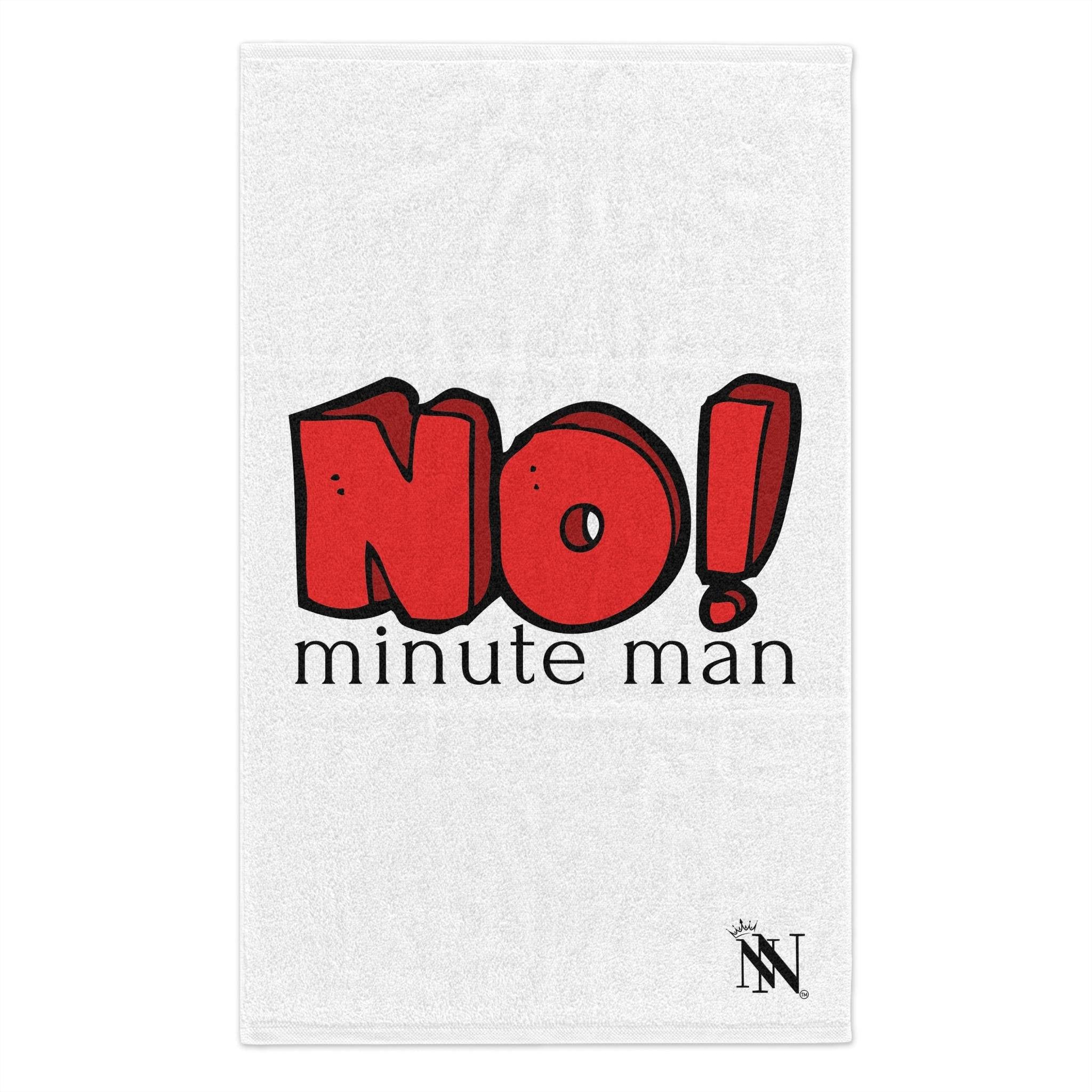 No! Minute Man | Mix & Match Soft Fun-Flirty Lovers’ Towels