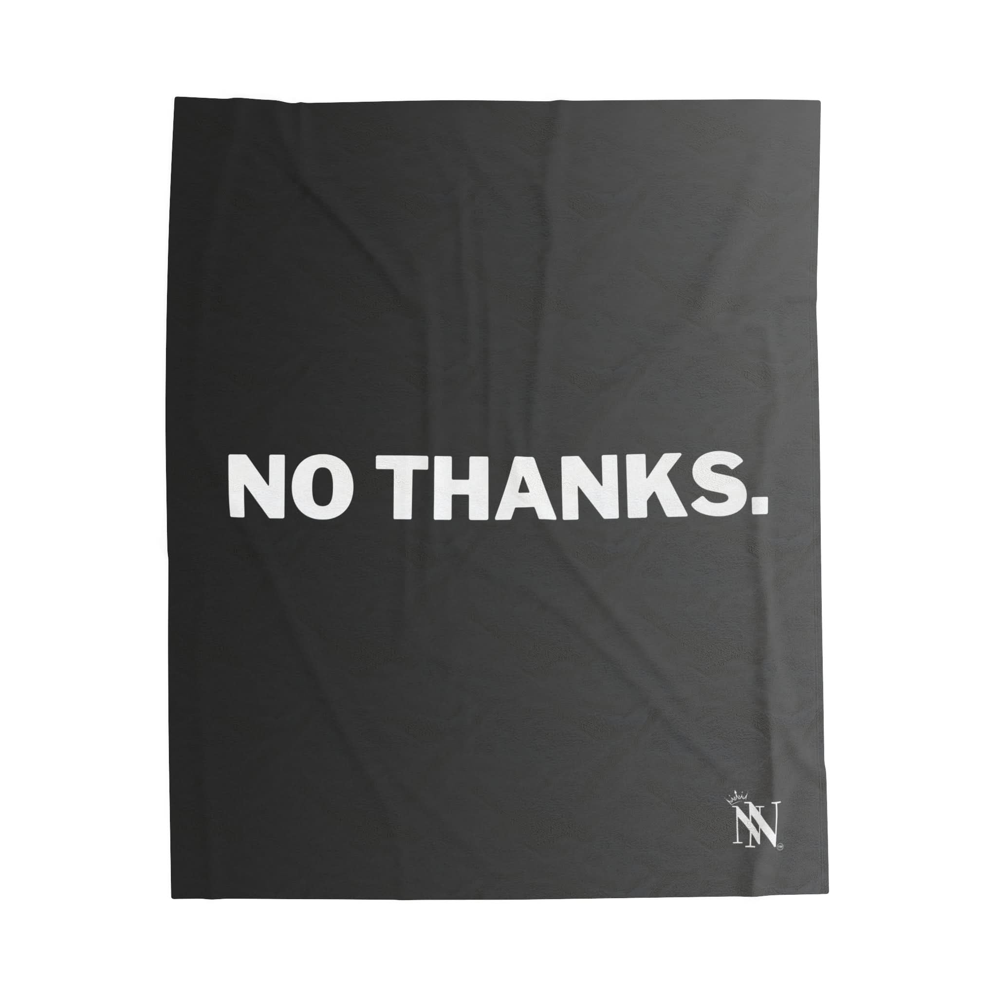 No Thanks | Mix & Match Fun-Flirty Lovers’ Blankets