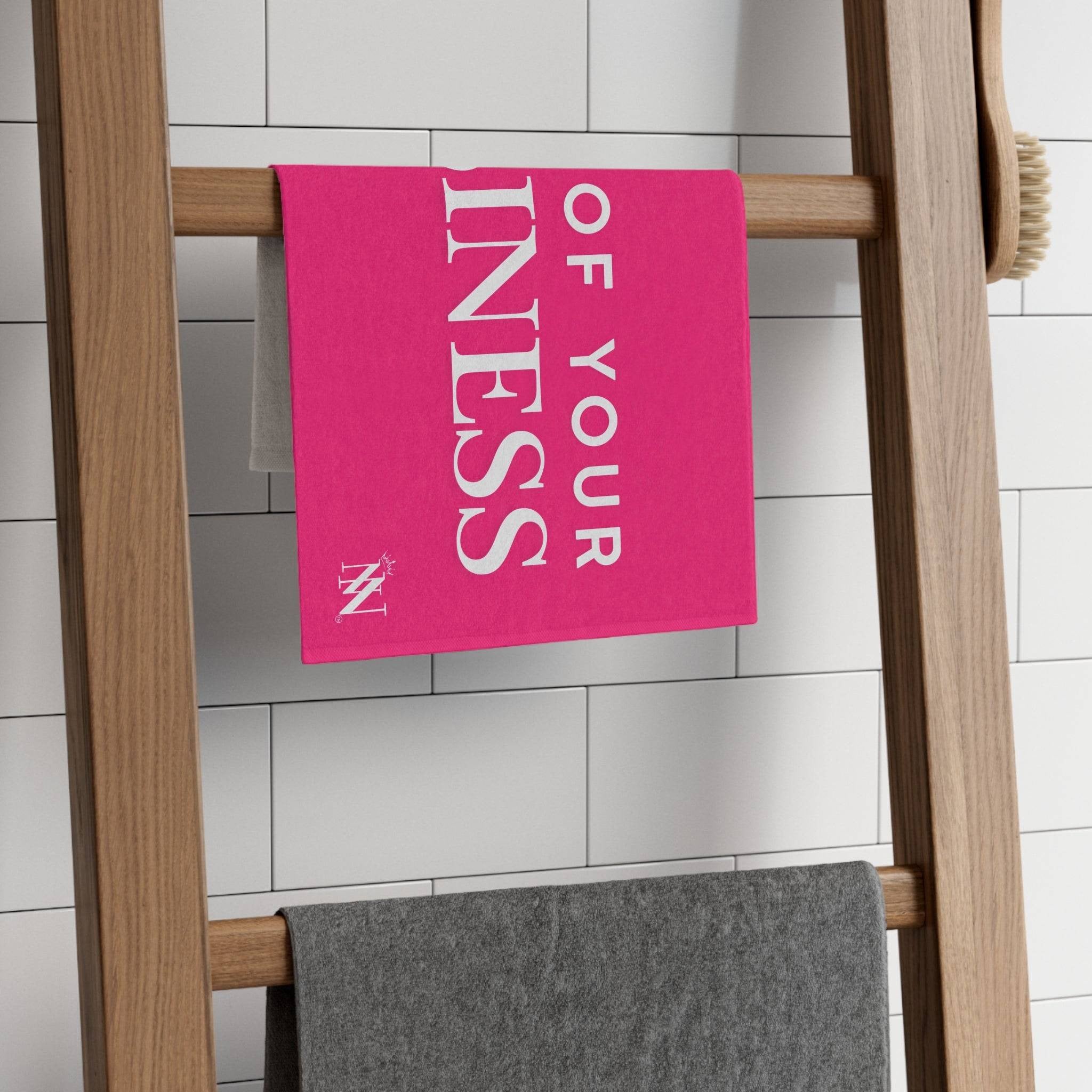 None of Your Business Pink Mix & Match Soft Sex Towels | Flirty Lovers’ Gifts