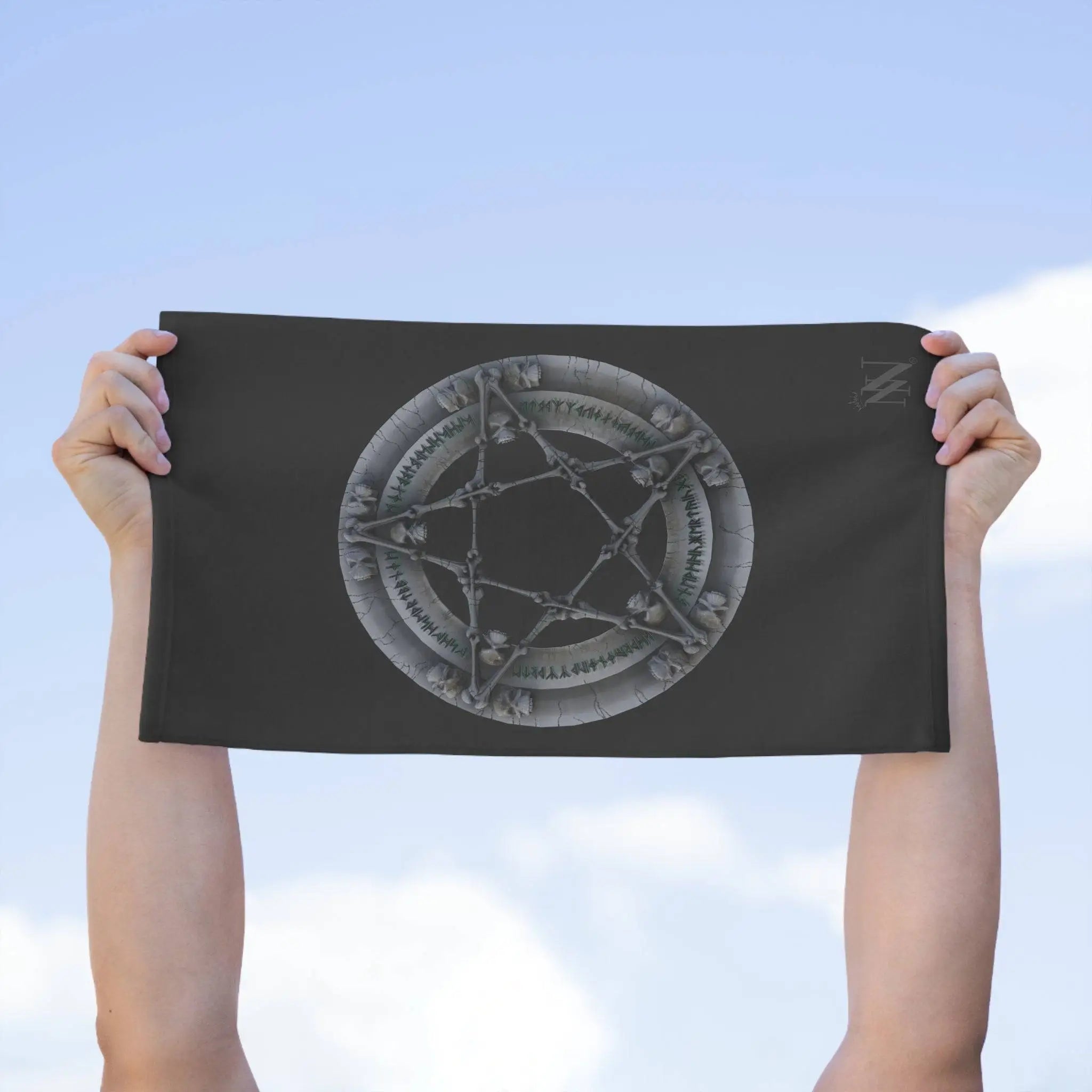 Nordic Skull Pentagram | Mix & Match Soft Fun-Flirty Lovers’ Towels