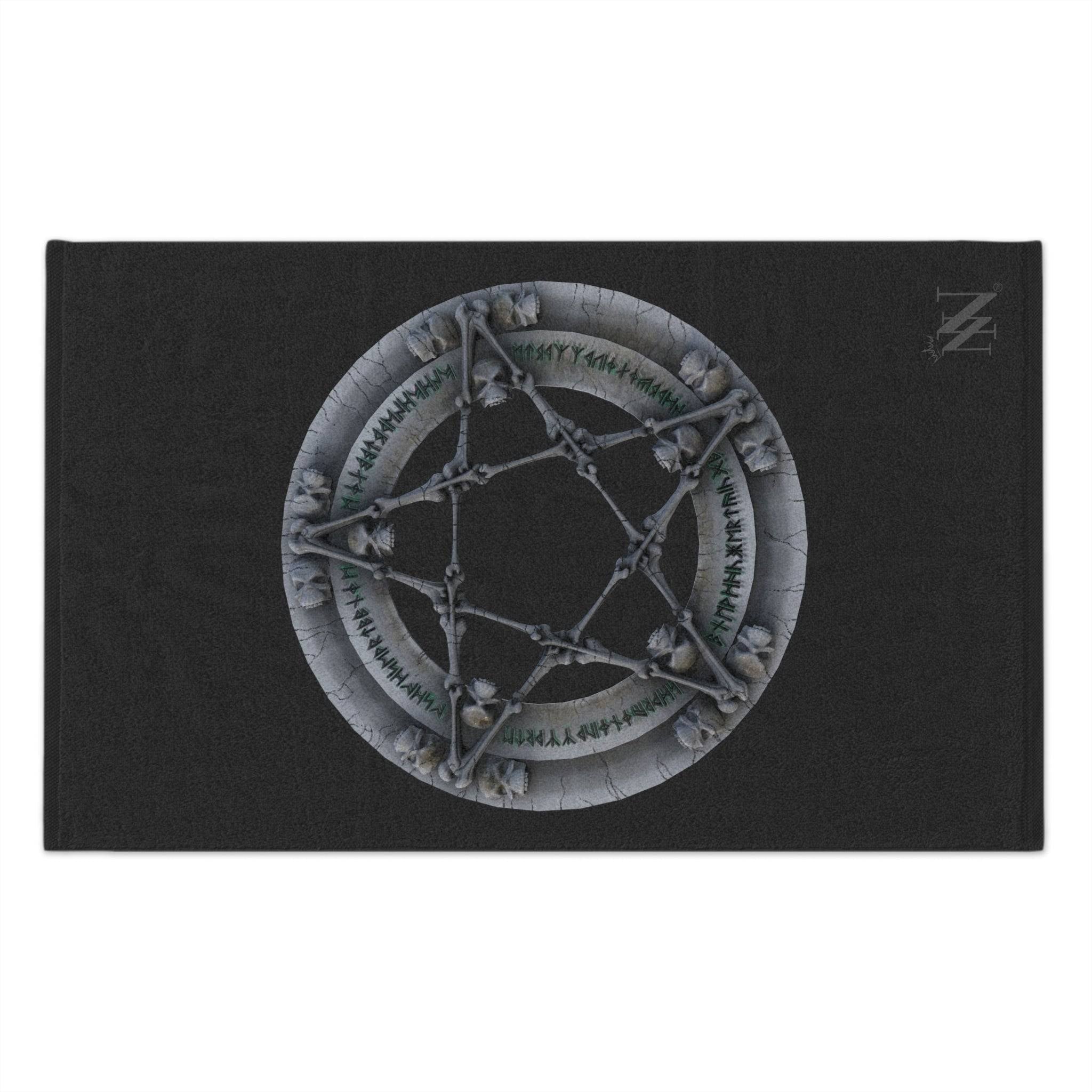 Nordic Skull Pentagram | Mix & Match Soft Fun-Flirty Lovers’ Towels