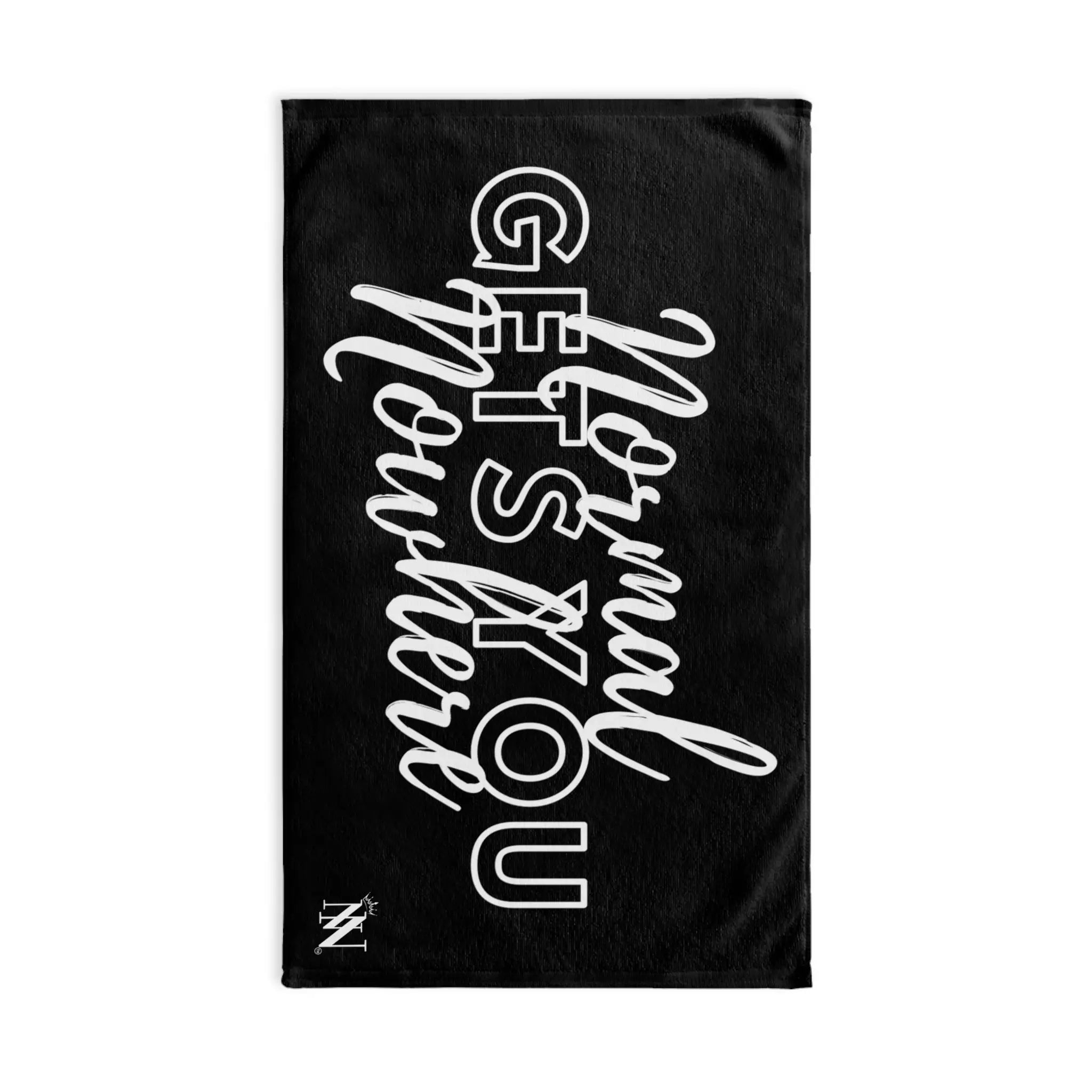 Normal Gets You Nowhere Black | Mix & Match Original Fun-Flirty Lovers’ Towels