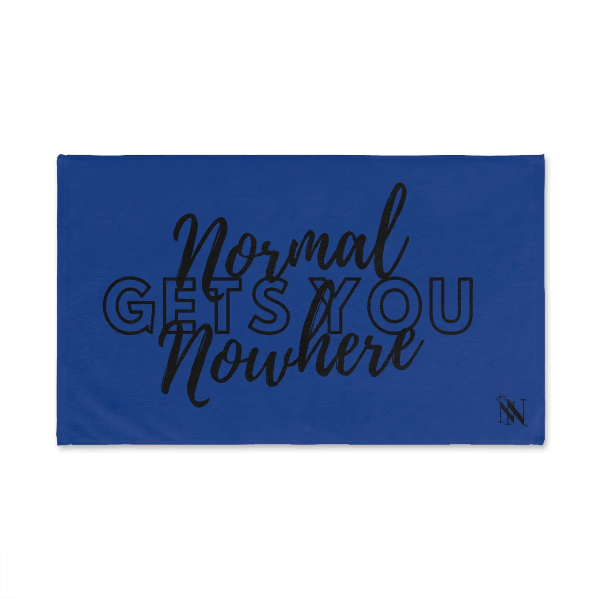 Normal Gets You Nowhere Blue | Mix & Match Original Fun-Flirty Lovers’ Towels