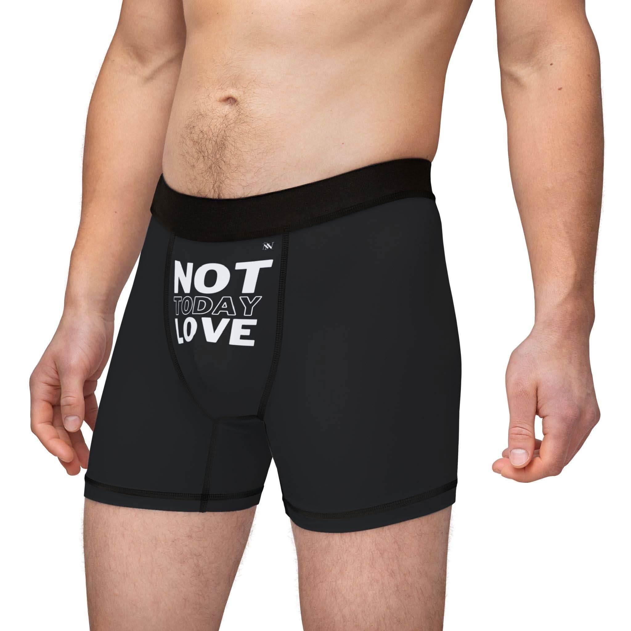 Not Today Love | Mix & Match Fun-Flirty Lovers’ Boxer Briefs