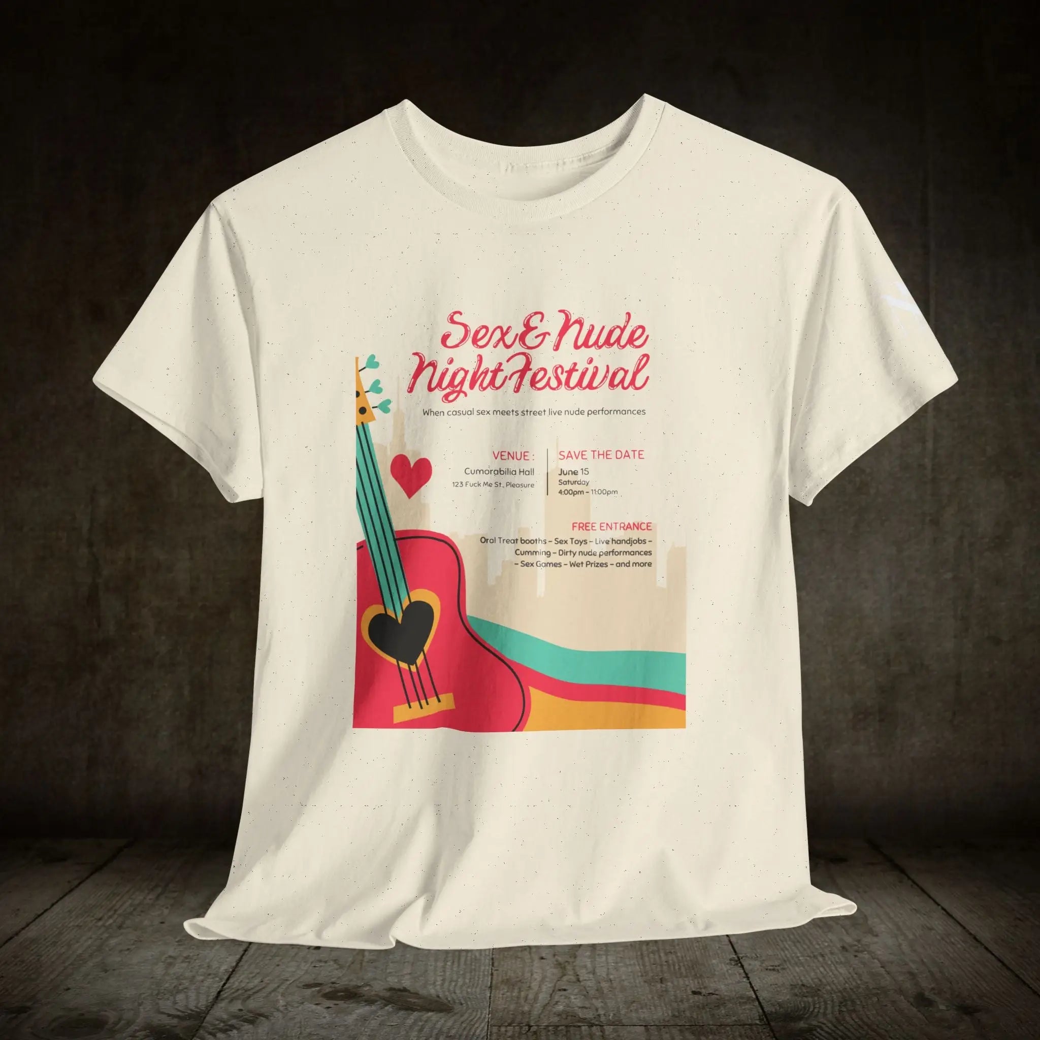 Nude Festival | Mix & Match 100% Cotton Unisex Fun-Flirty Lovers’ Tees