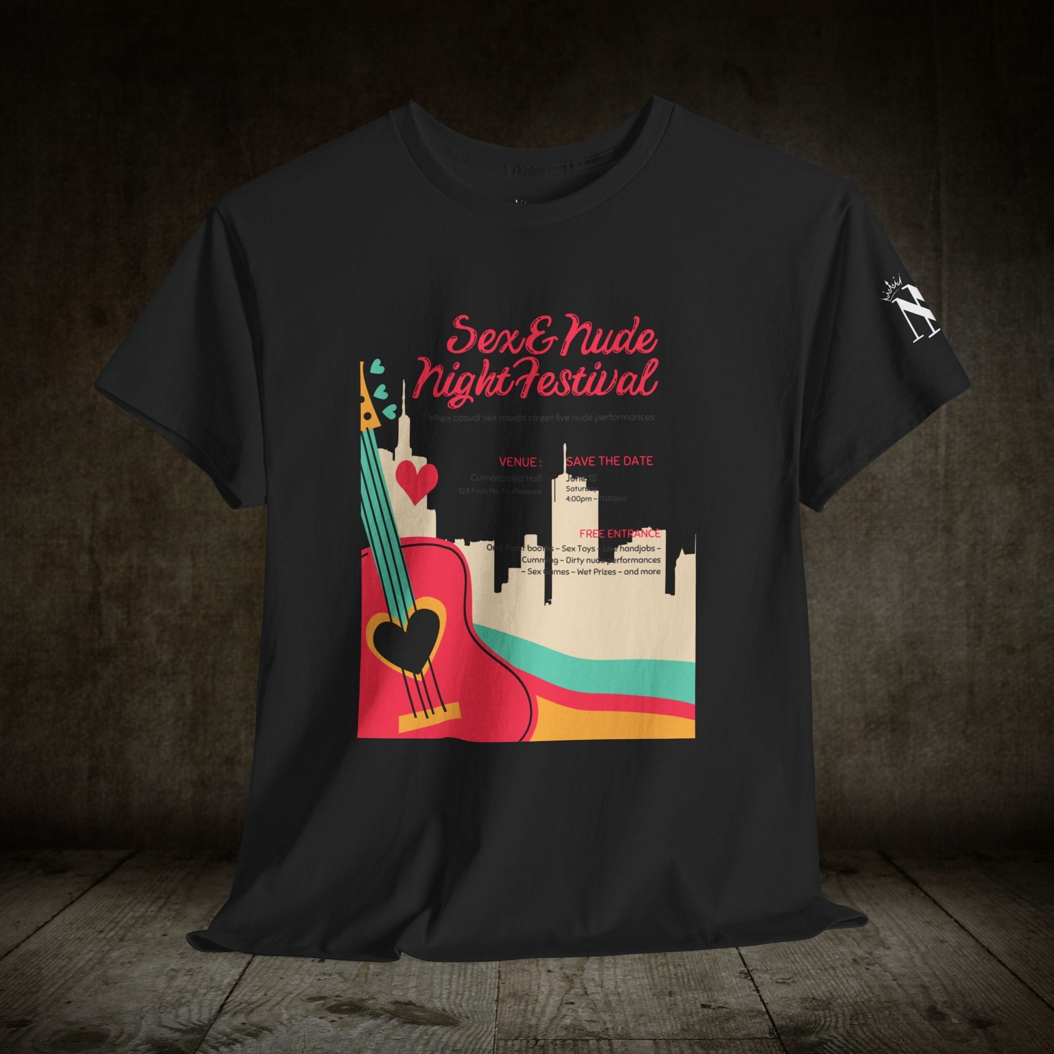 Nude Festival | Mix & Match 100% Cotton Unisex Fun-Flirty Lovers’ Tees