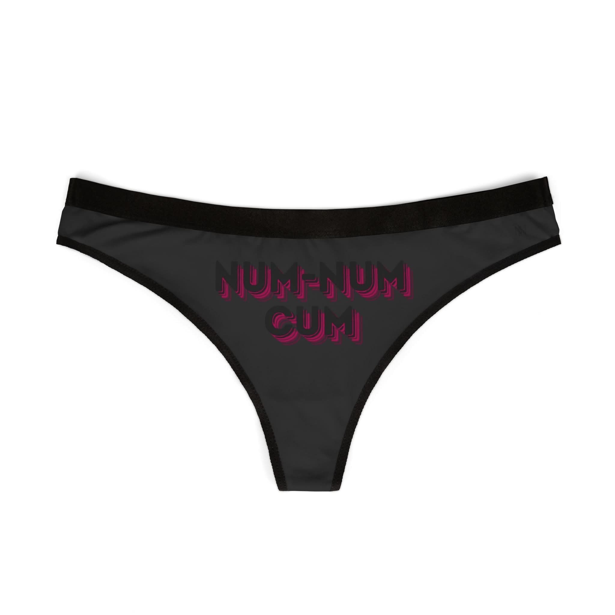 Num-Num Cum | Mix & Match Women’s Fun-Flirty Lovers’ Thongs