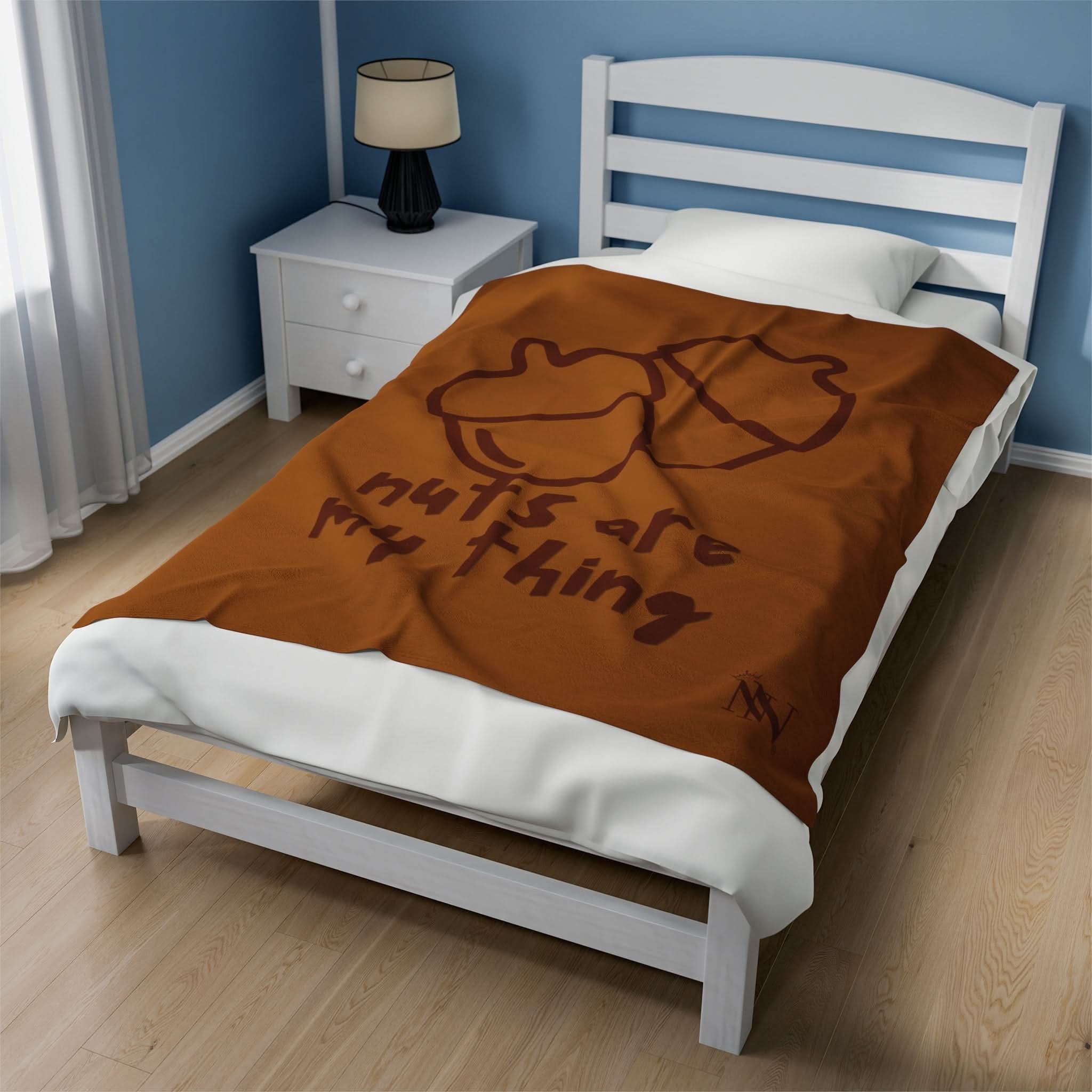 Nuts Are My Thing | Mix & Match Fun-Flirty Loversā Blankets