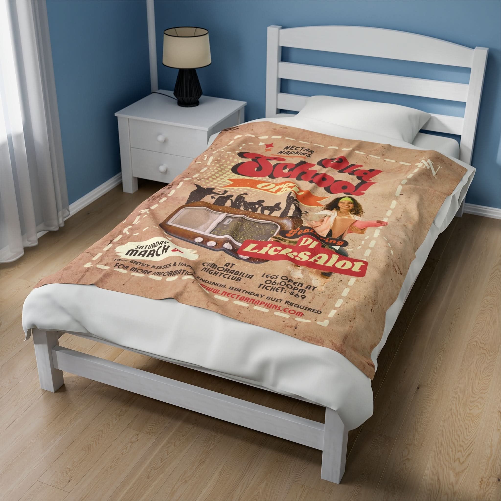 Old School Orgy | Mix & Match Fun-Flirty Loversā Blankets