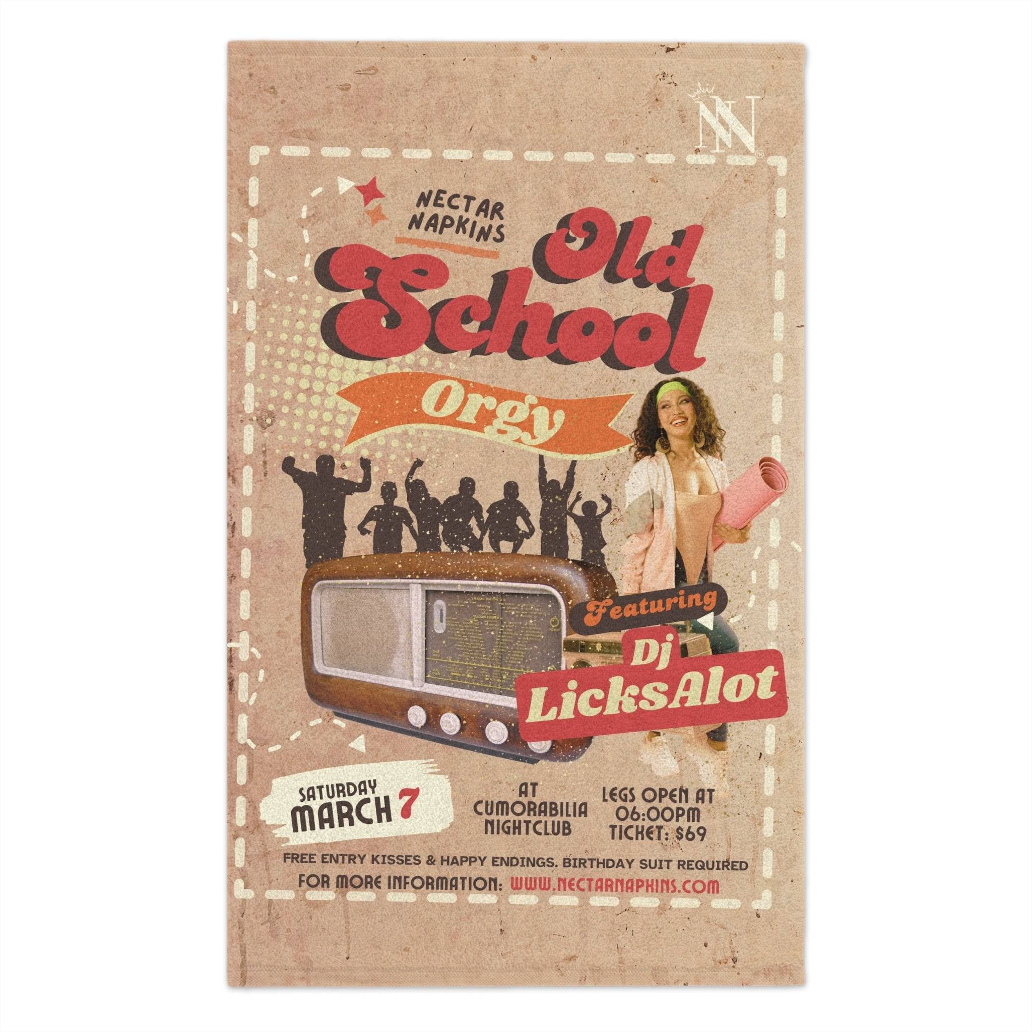 Old School Orgy | Mix & Match Soft Fun-Flirty Lovers’ Towels