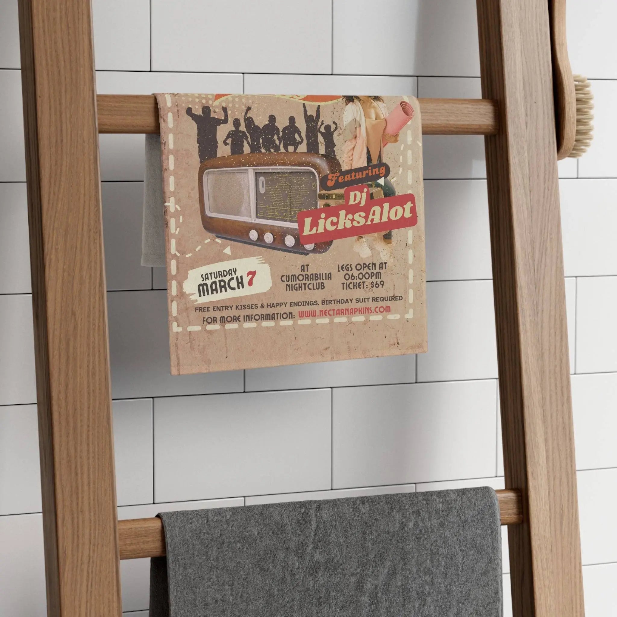 Old School Orgy | Mix & Match Soft Fun-Flirty Lovers’ Towels