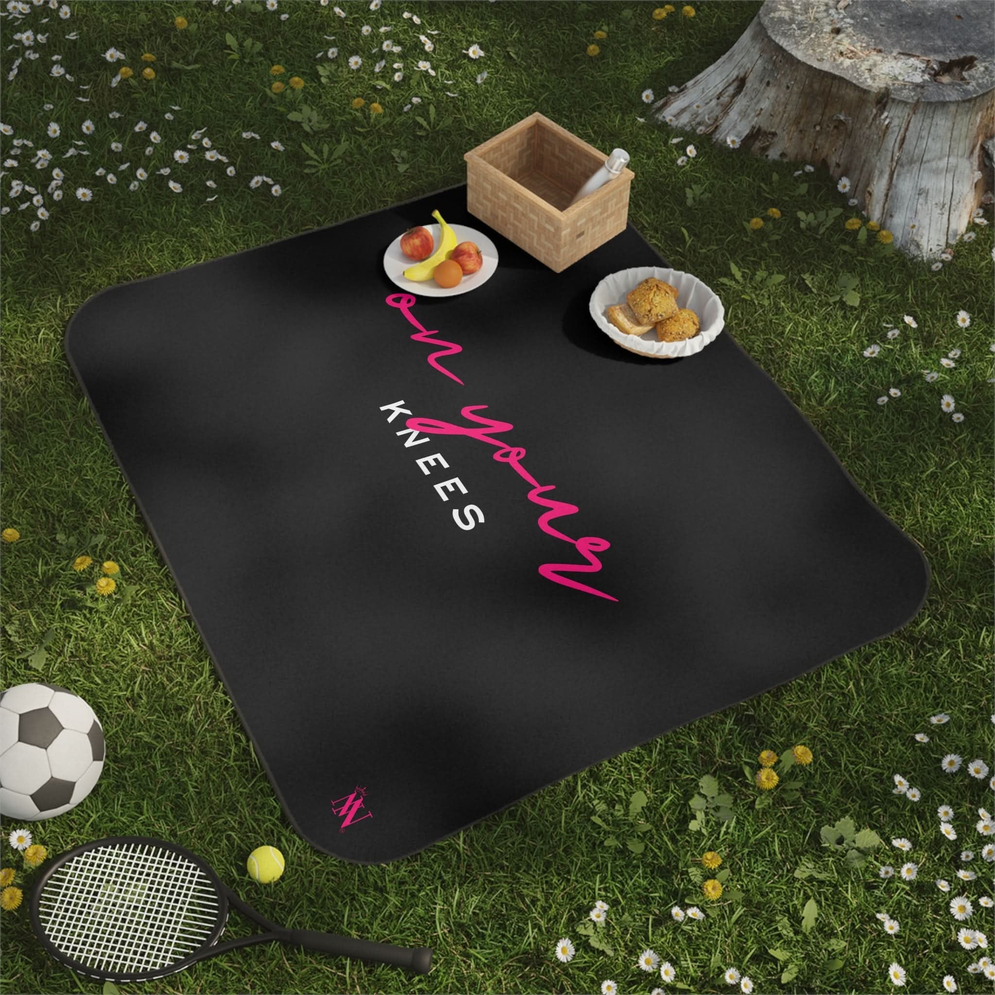 On Your Knees | Mix Match Fun-Flirty Lovers’ Water-Resistant Blankets