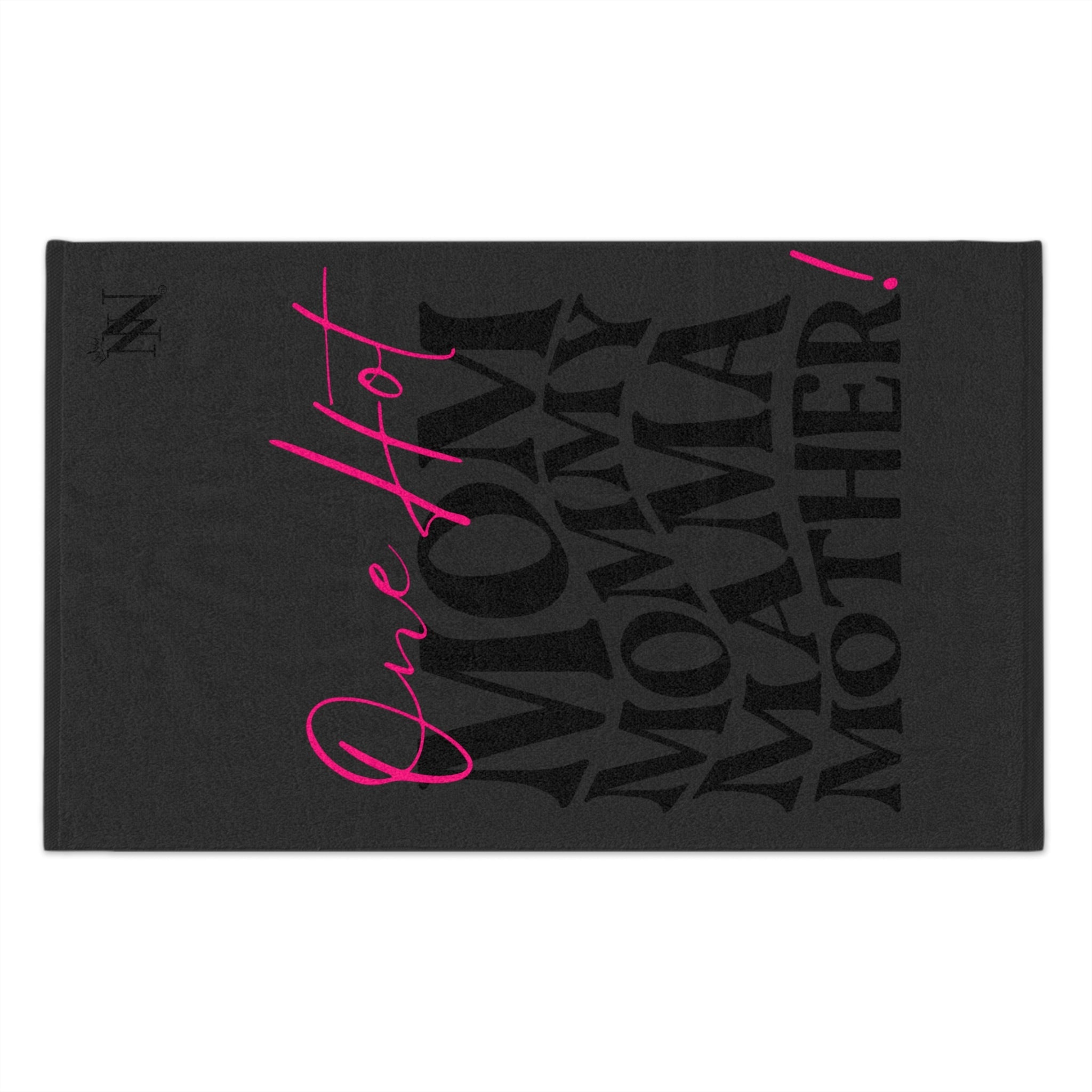 One Hot Mother! Dark Grey | Mix & Match Soft Fun-Flirty Lovers’ Towels