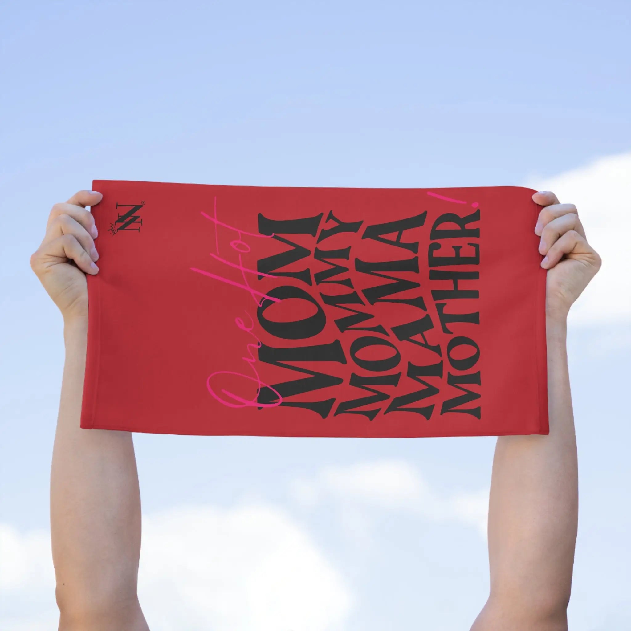 One Hot Mother! Red | Mix & Match Soft Fun-Flirty Lovers’ Towels