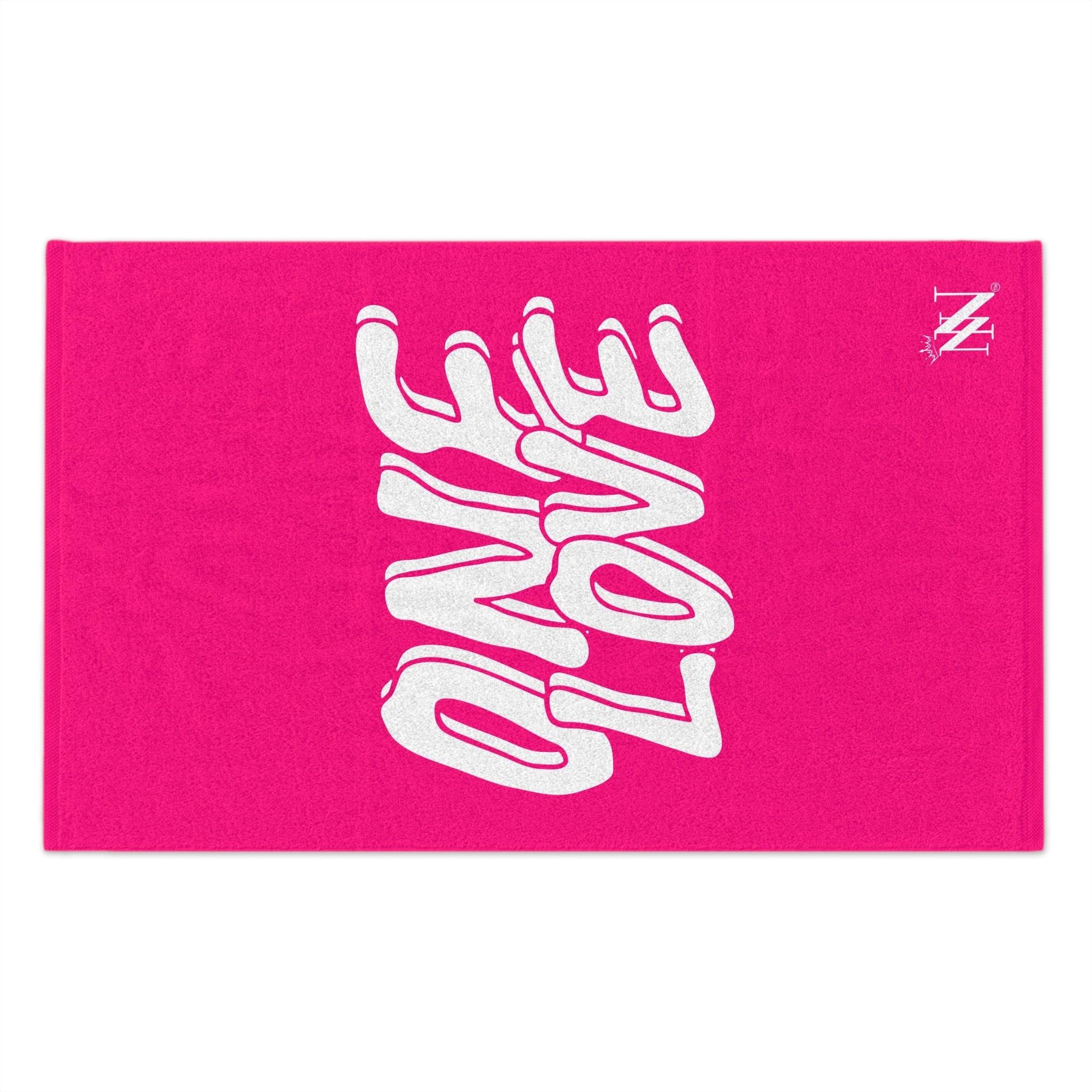 One Love Pink Mix & Match Soft Sex Towels | Flirty Lovers’ Gifts