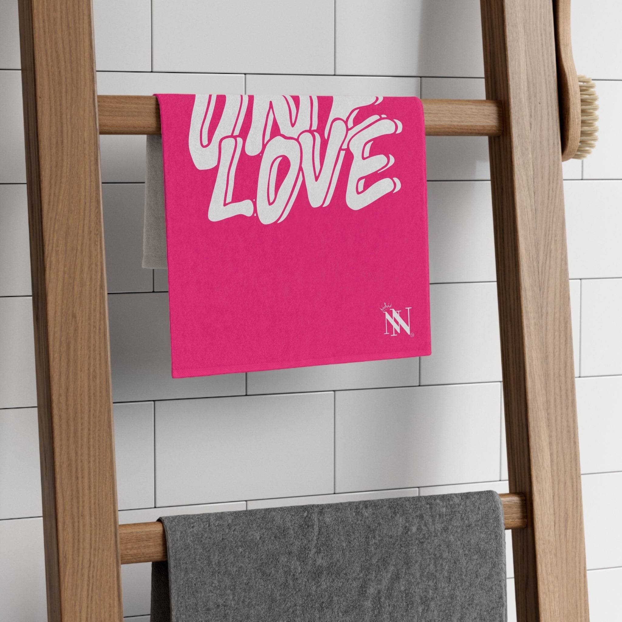 One Love Pink Mix & Match Soft Sex Towels | Flirty Lovers’ Gifts