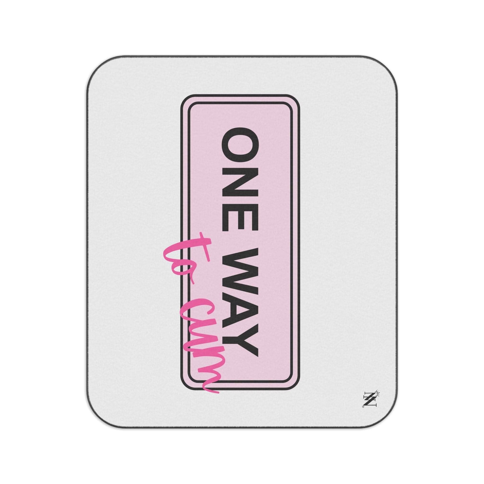 One Way to Cum | Mix Match Fun-Flirty Lovers’ Water-Resistant Blankets