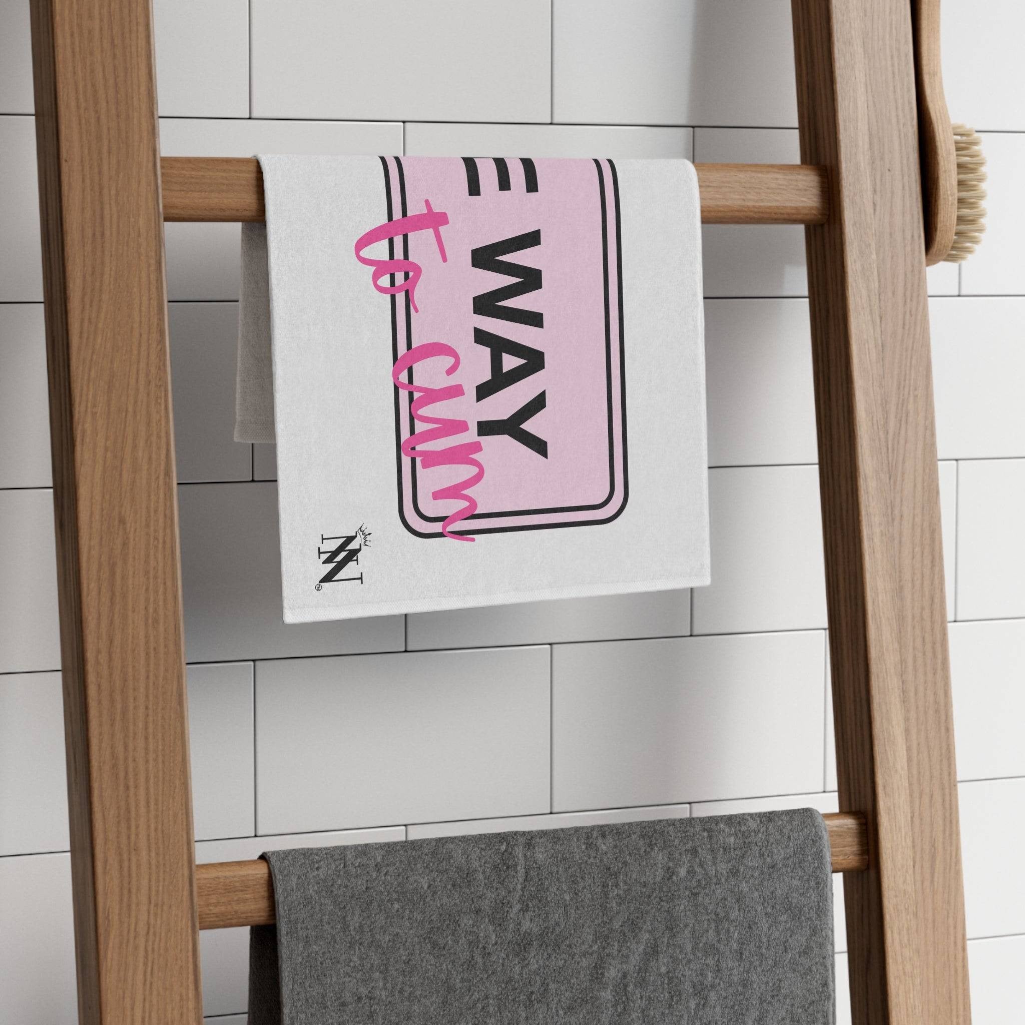 One Way to Cum | Mix & Match Soft Fun-Flirty Loversâ Towels