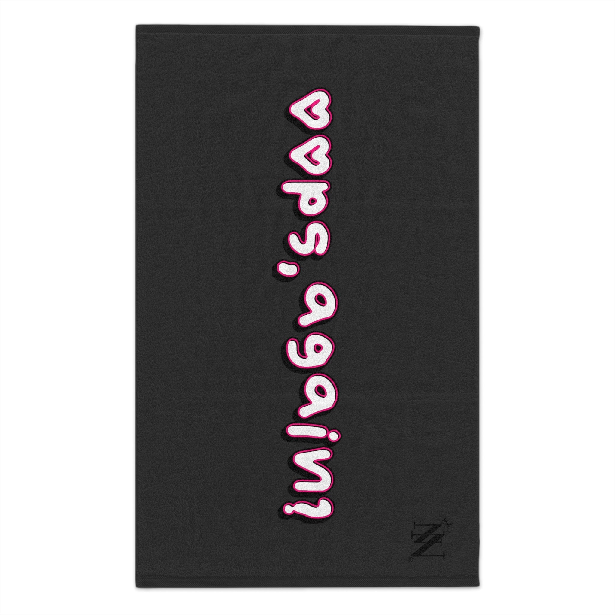 Oops Again? Dark Grey | Mix & Match Soft Fun-Flirty Lovers’ Towels