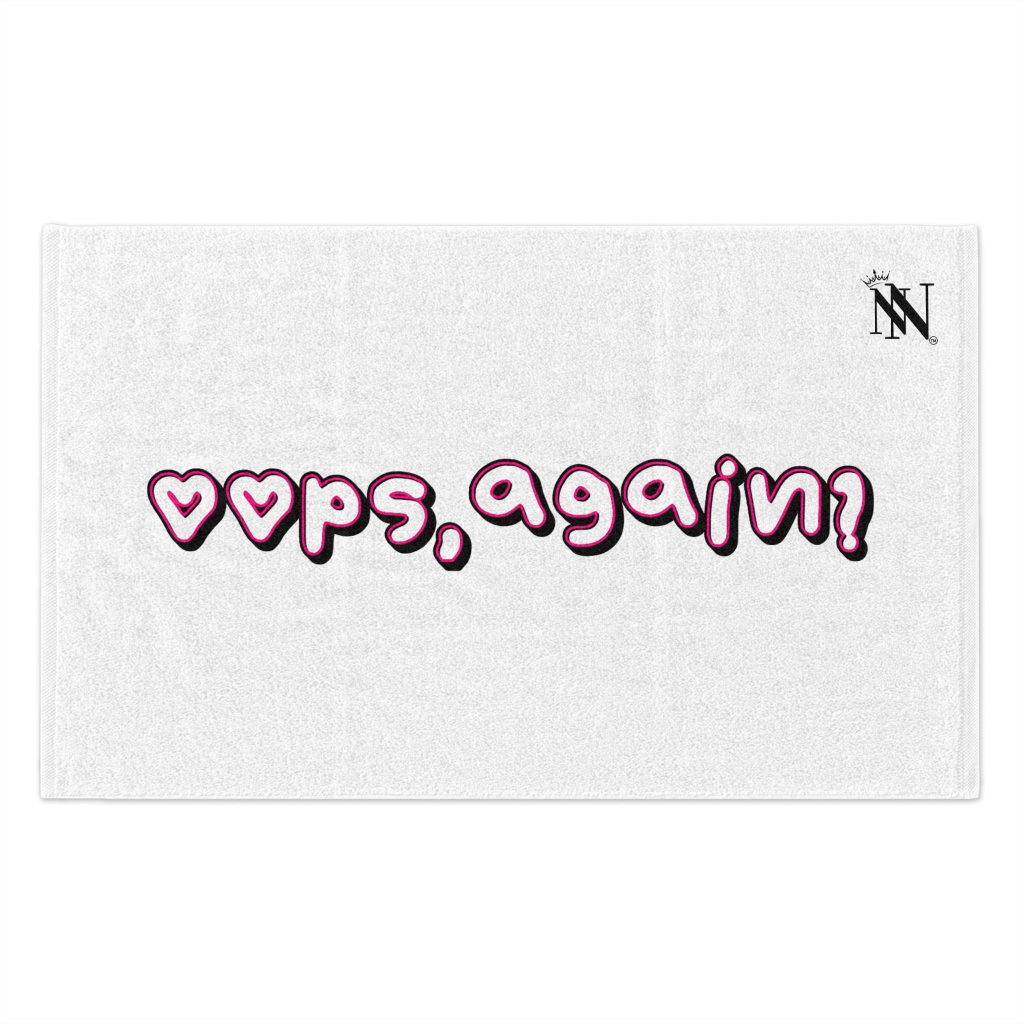 Oops Again? | Mix & Match Soft Fun-Flirty Lovers’ Towels