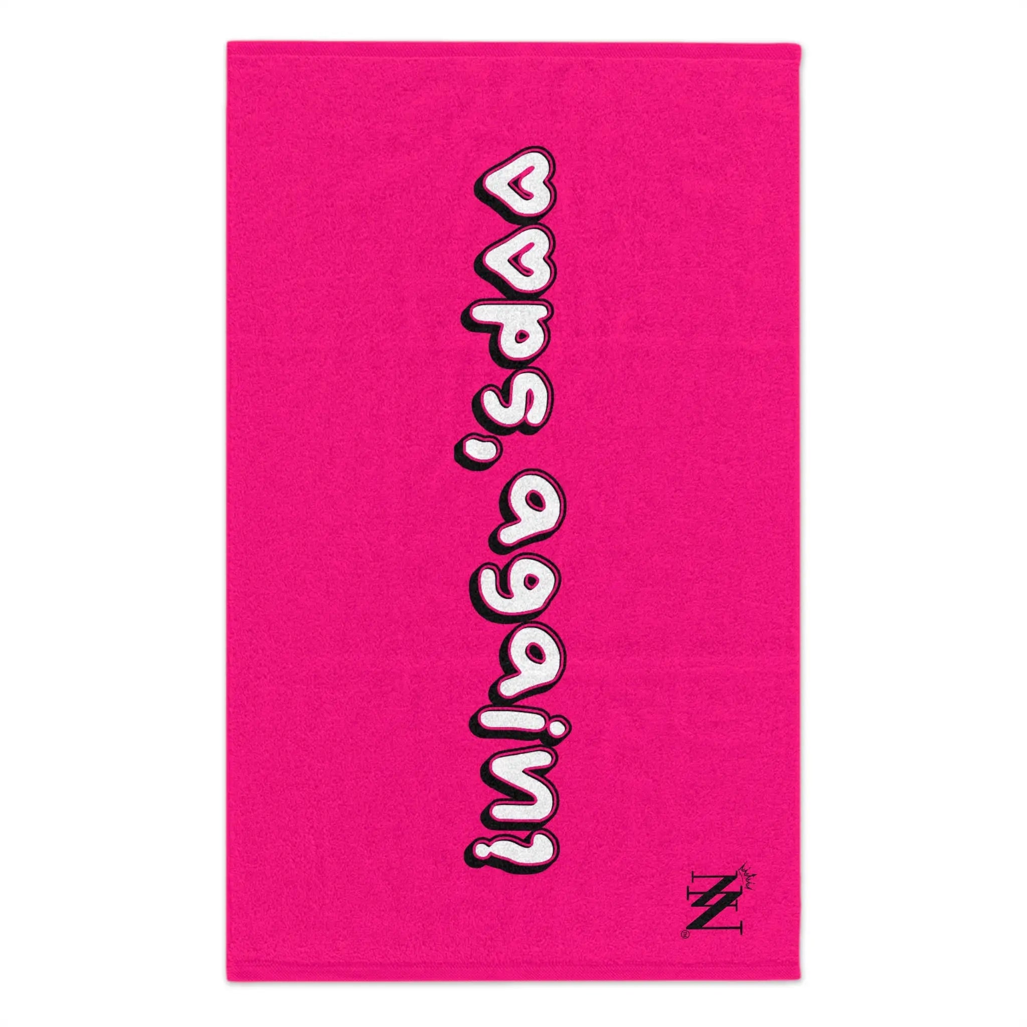 Oops Again? Pink | Mix & Match Soft Fun-Flirty Lovers’ Towels