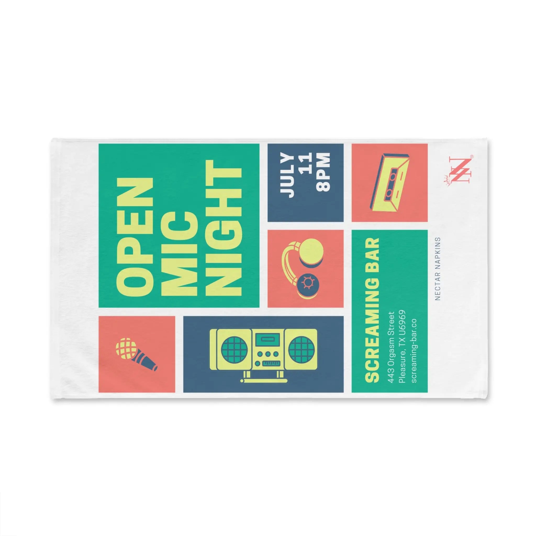 Open Mic Night | Mix & Match Original Fun-Flirty Lovers’ Towels