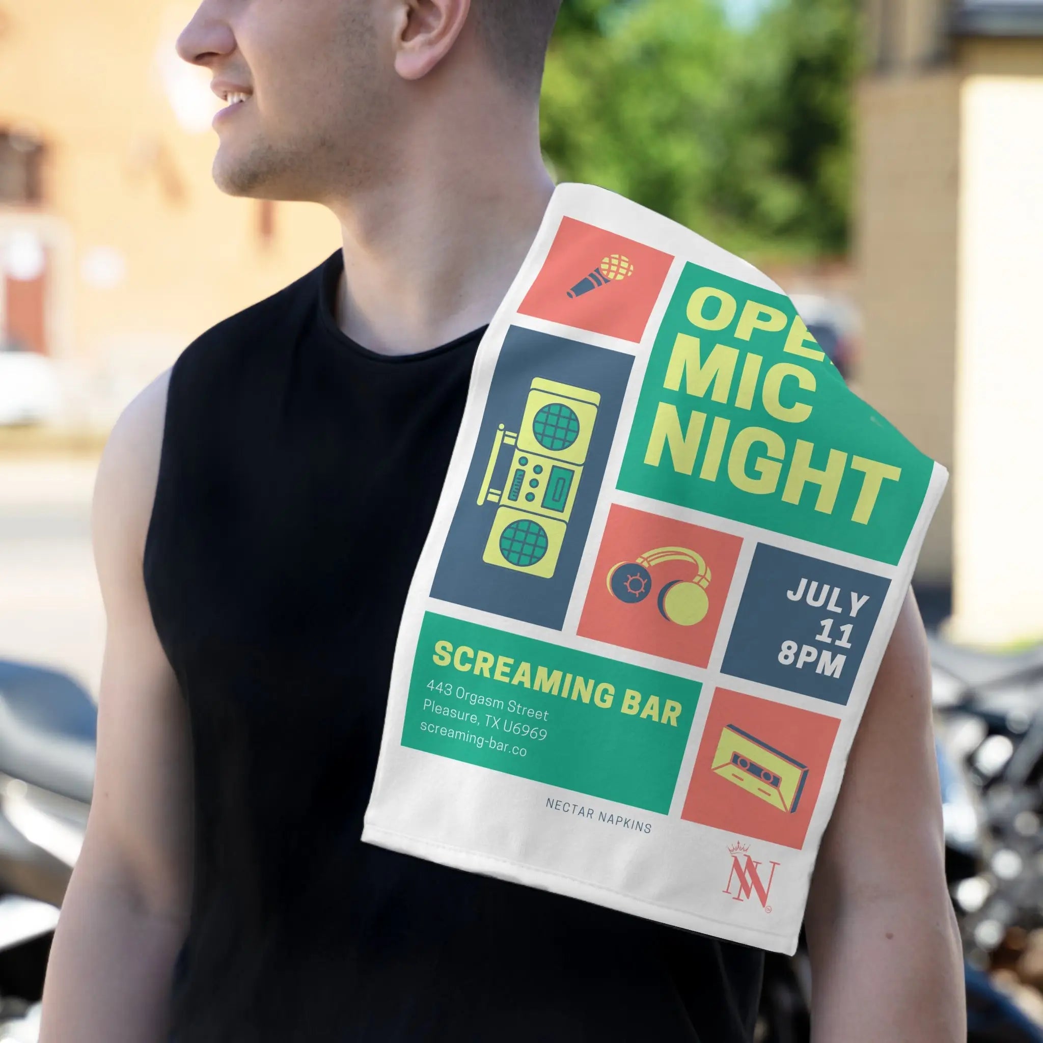 Open Mic Night | Mix & Match Soft Fun-Flirty Lovers’ Towels