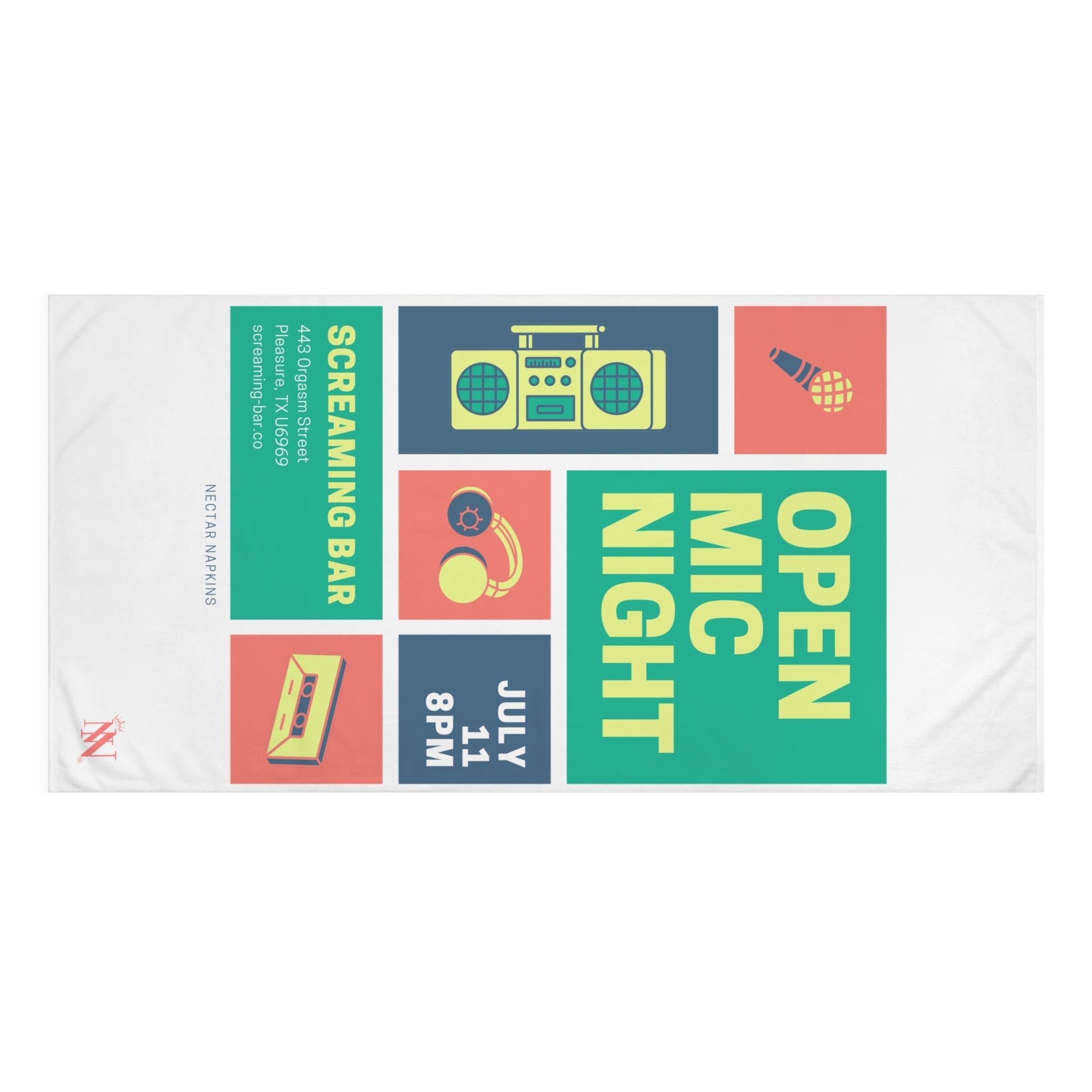 Open Mic Night | Mix & Match XL Fun-Flirty Lovers’ Towels