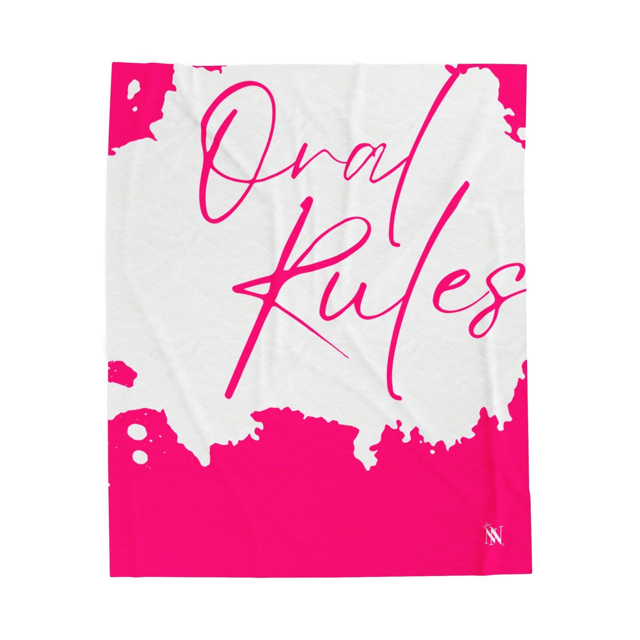 Oral Rules | Mix & Match Fun-Flirty Lovers’ Blankets