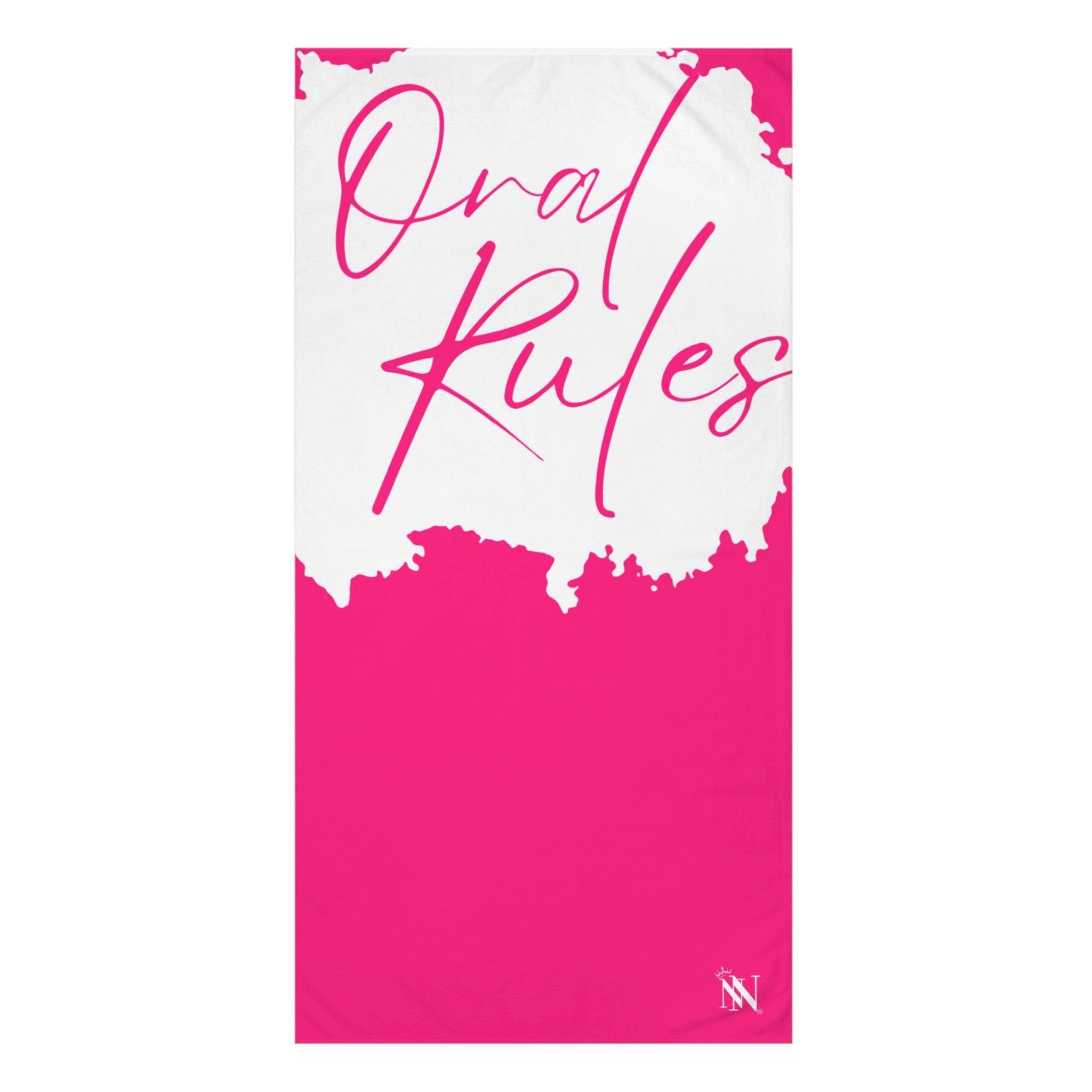 Oral Rules | Mix & Match Naughty XL Fun-Flirty Lovers’ Towels